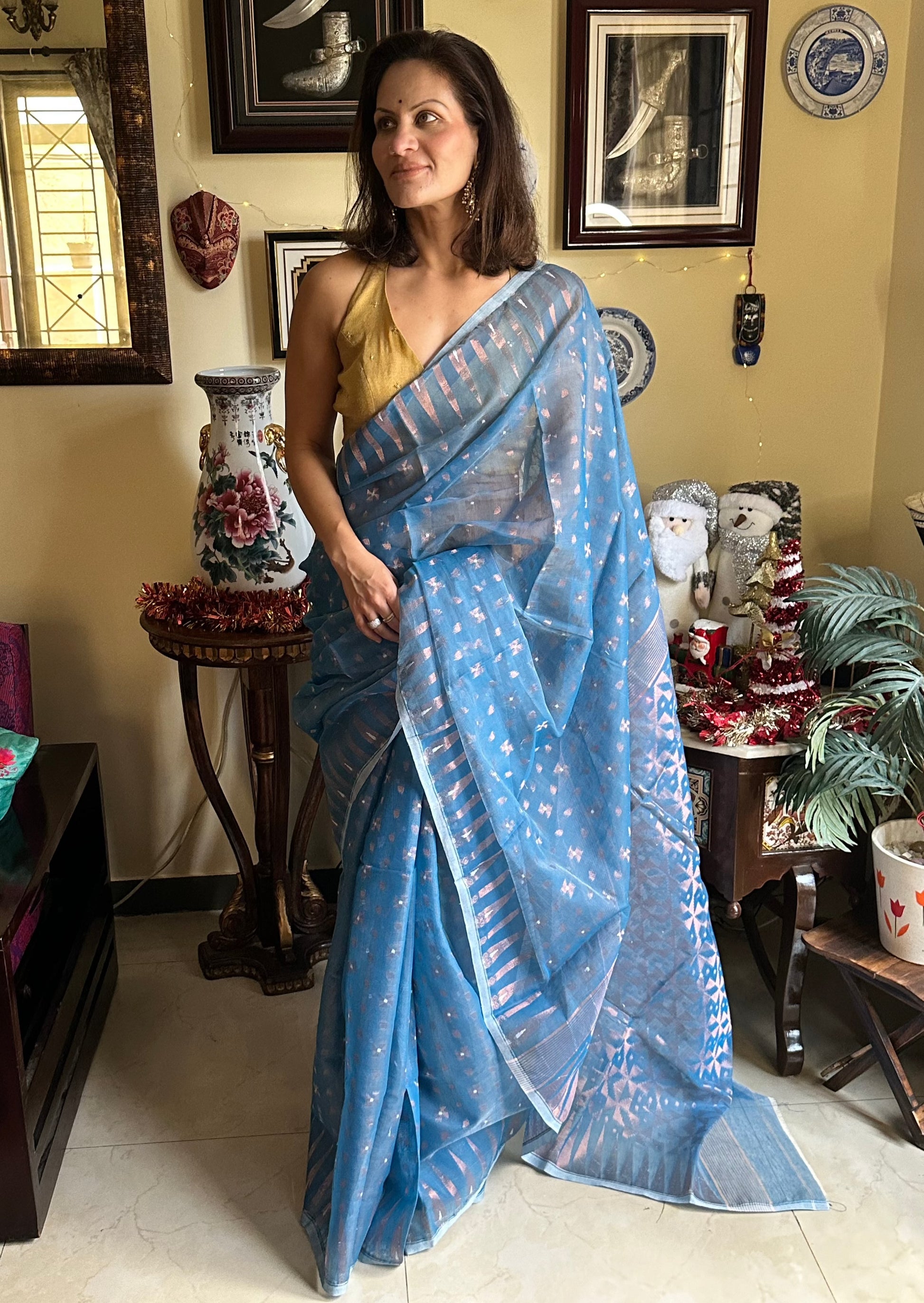 Cotton Silk Jamdani - Raahini