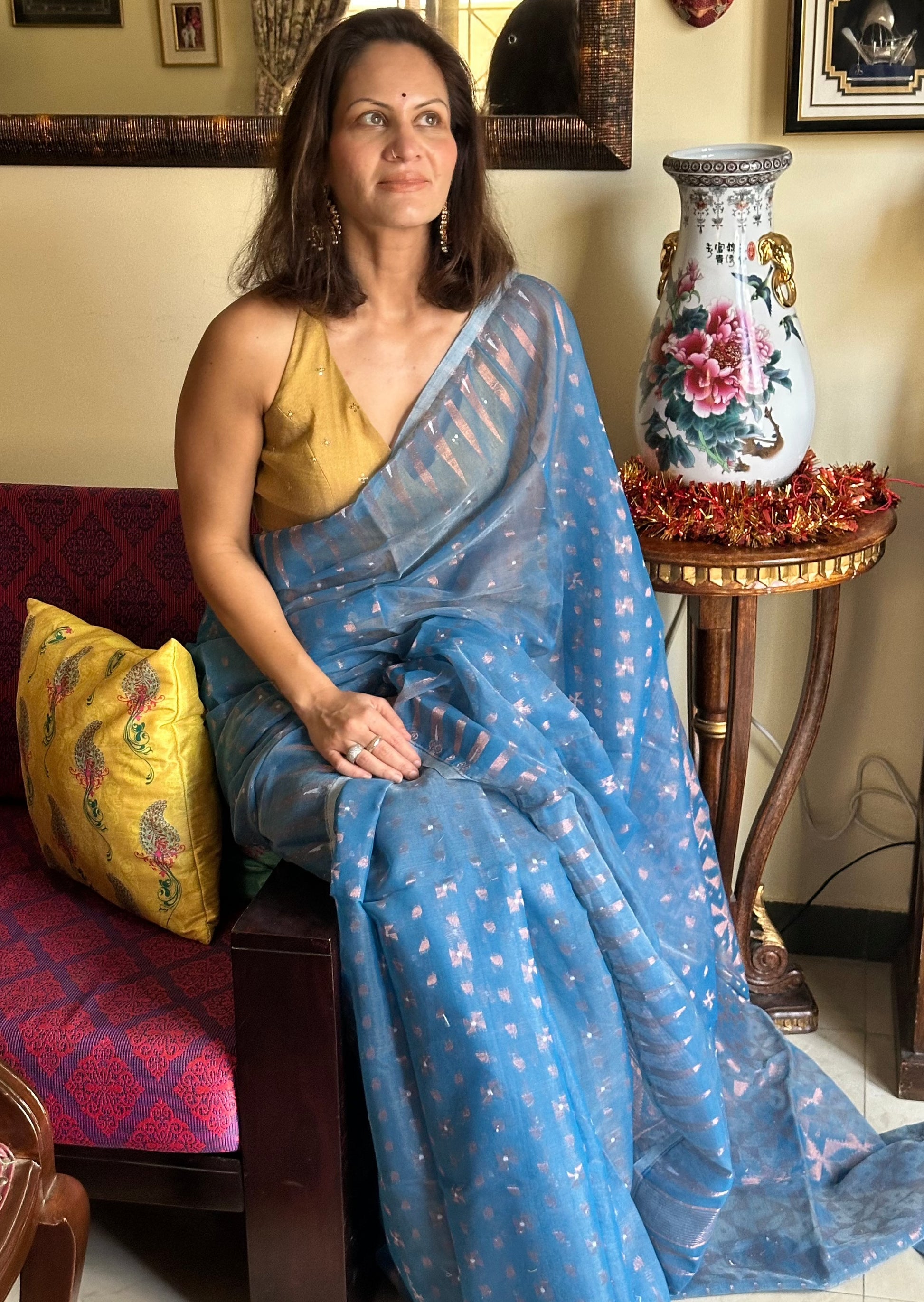 Cotton Silk Jamdani - Raahini