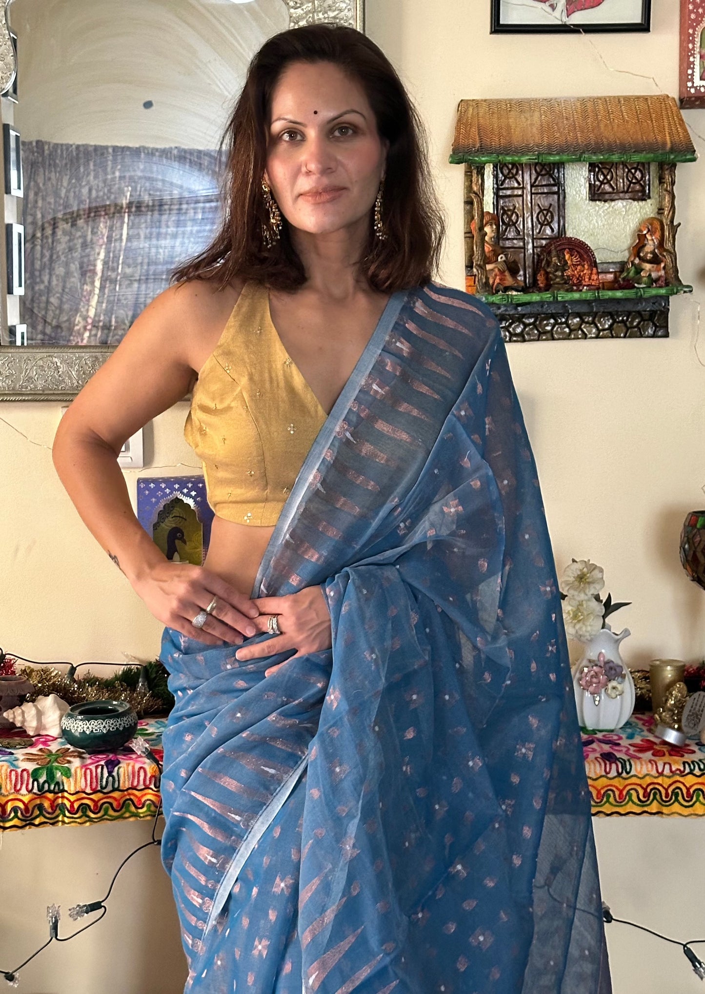 Cotton Silk Jamdani - Raahini