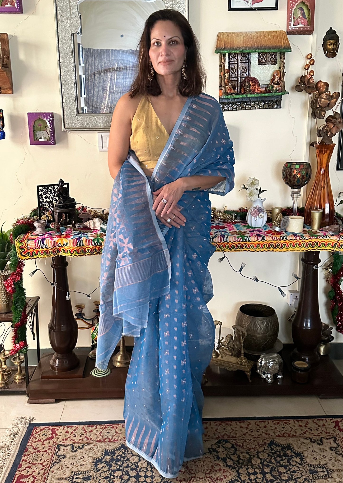 Cotton Silk Jamdani - Raahini