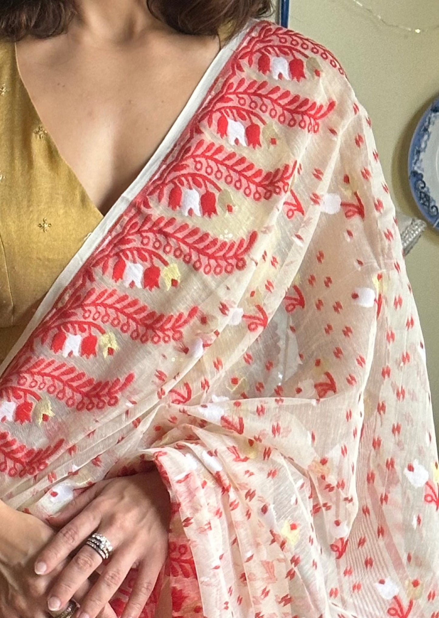 Cotton Silk Jamdani - Raahini