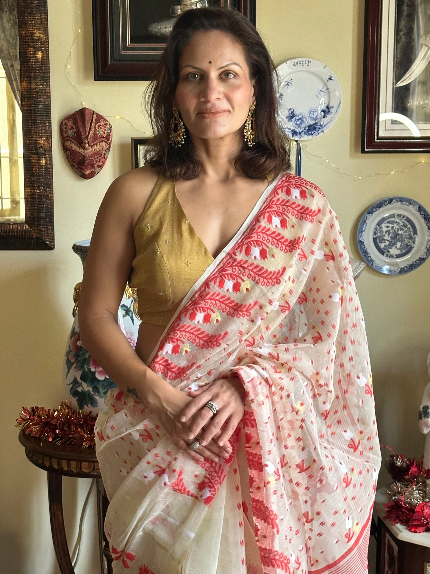 Cotton Silk Jamdani - Raahini