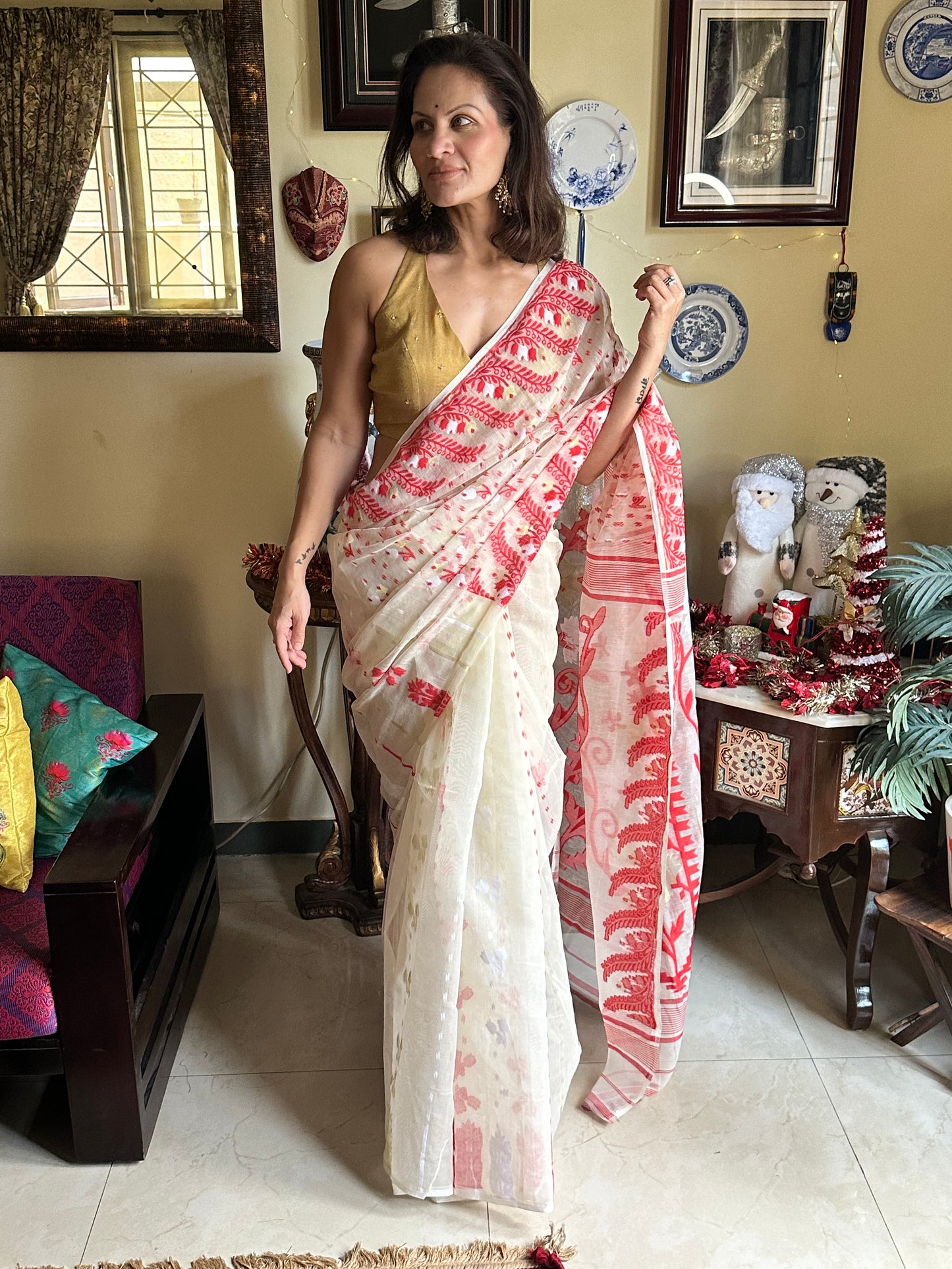 Cotton Silk Jamdani - Raahini