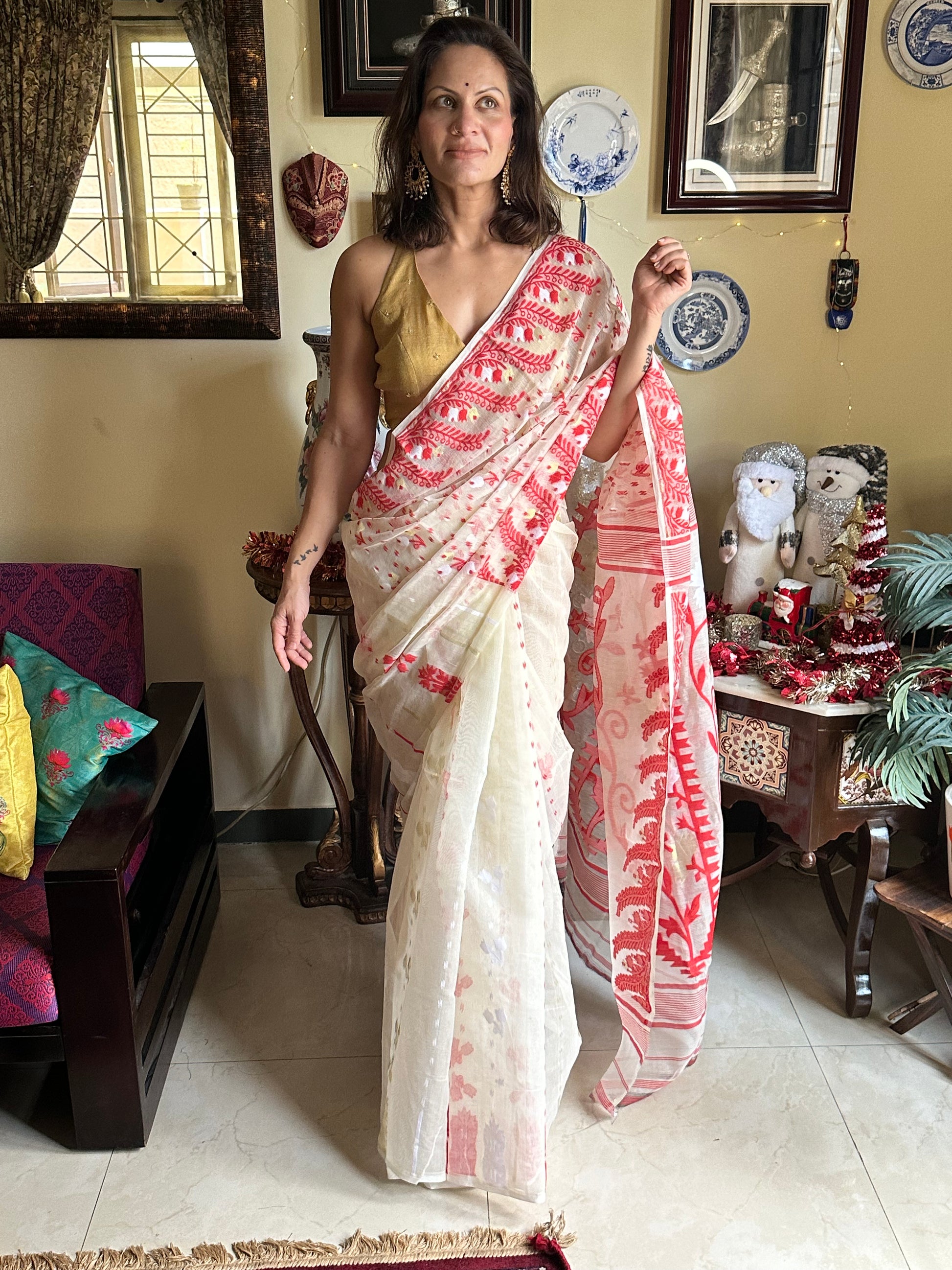 Cotton Silk Jamdani - Raahini