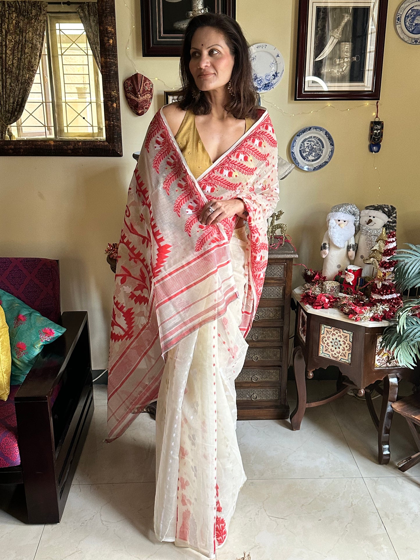 Cotton Silk Jamdani - Raahini