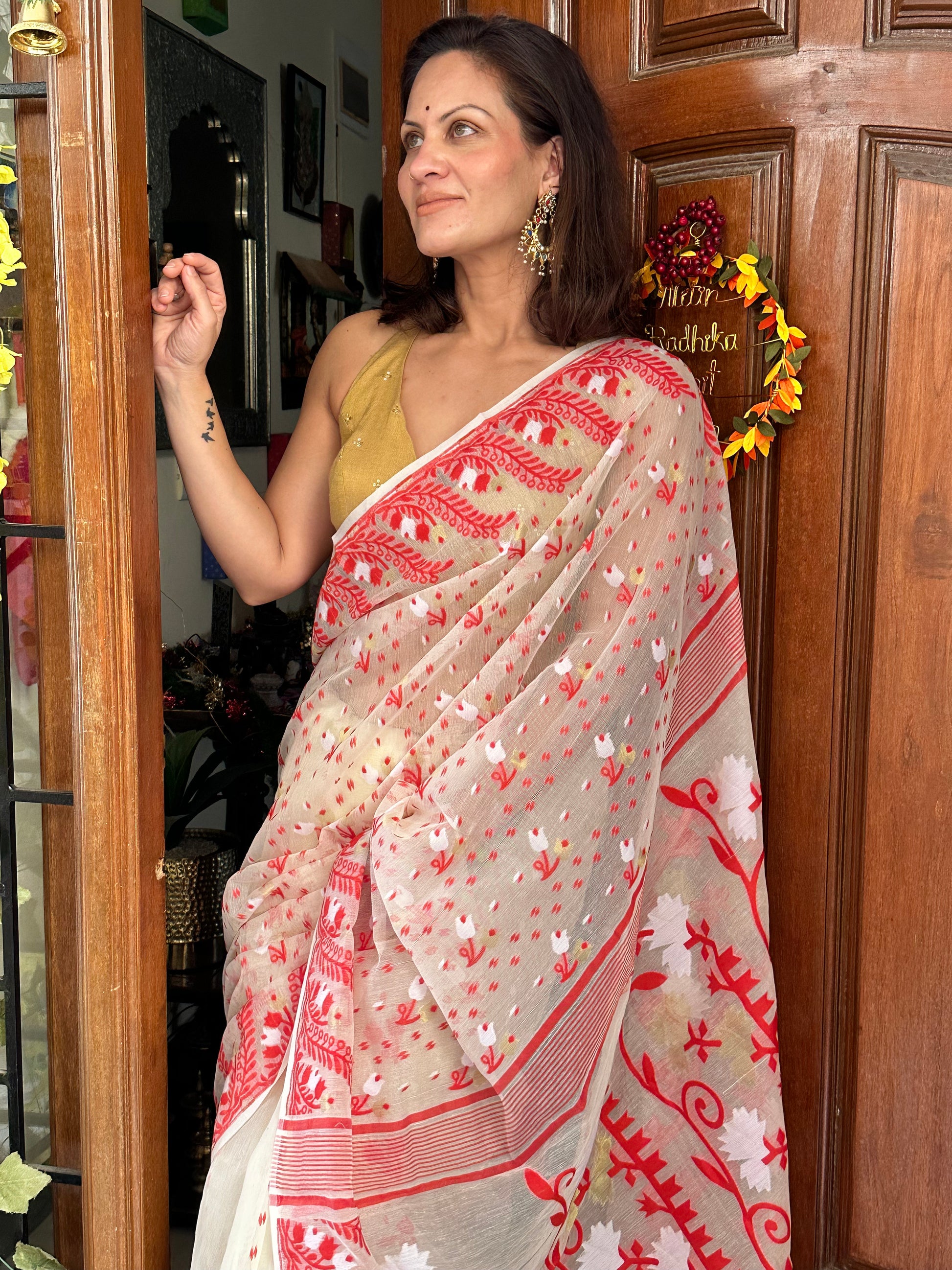 Cotton Silk Jamdani - Raahini