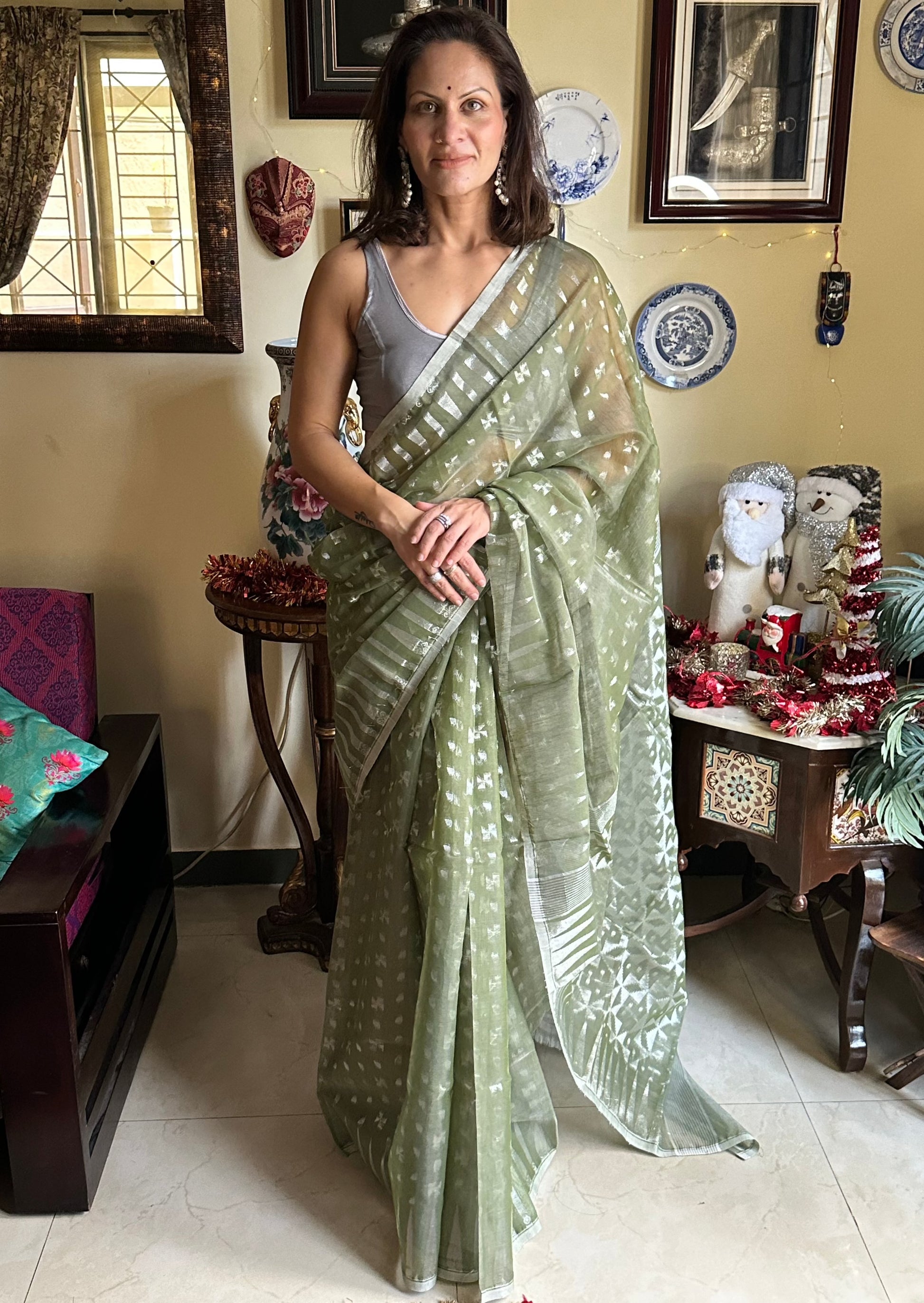 Cotton Silk Jamdani - Raahini