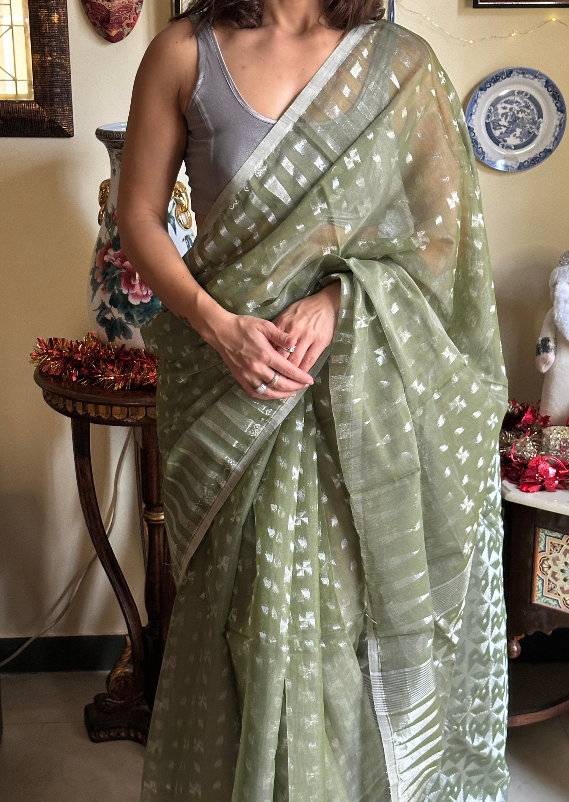 Cotton Silk Jamdani - Raahini