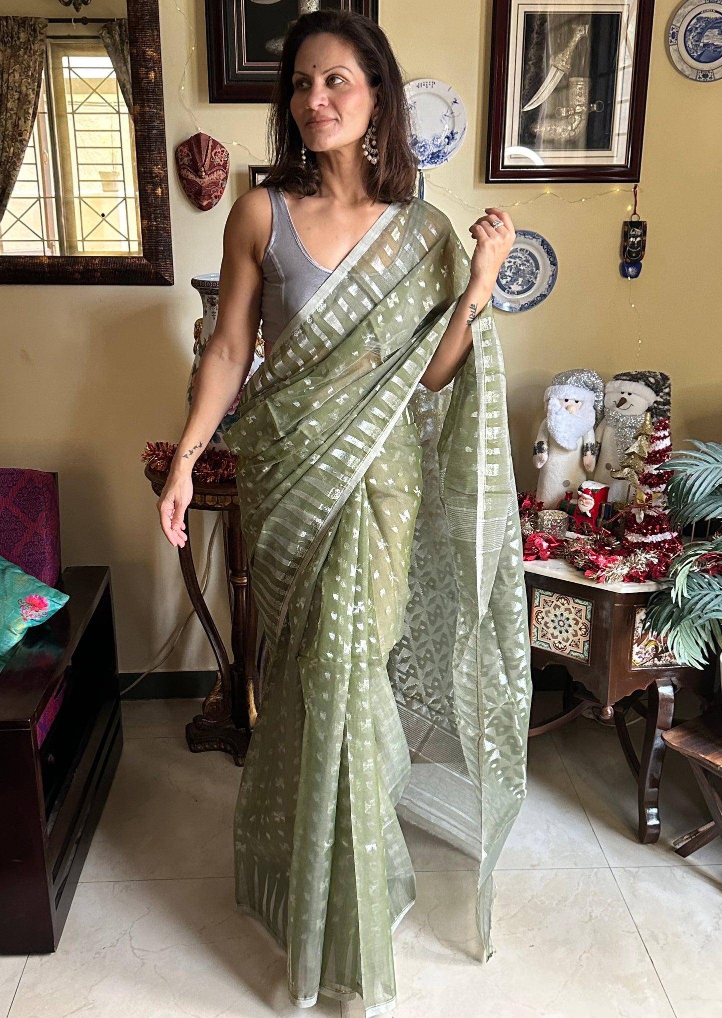 Cotton Silk Jamdani - Raahini