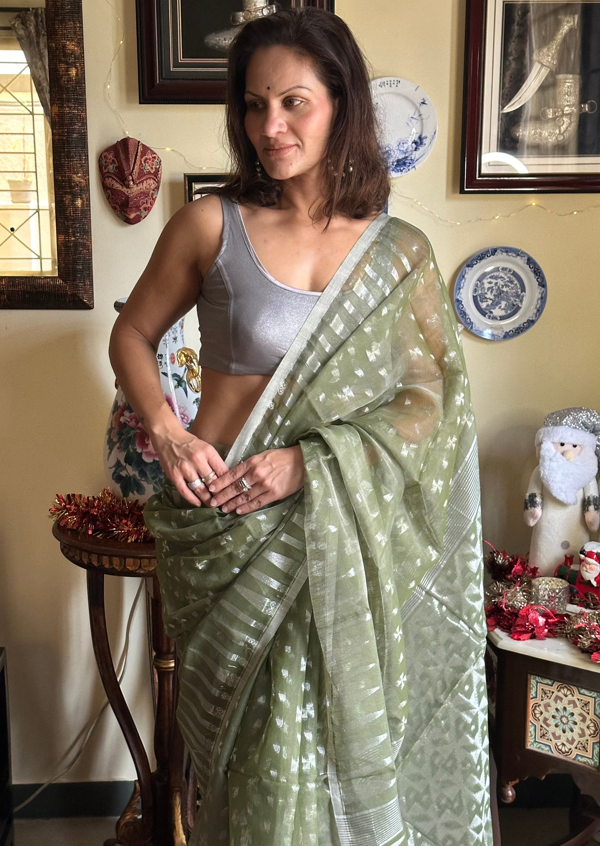 Cotton Silk Jamdani - Raahini