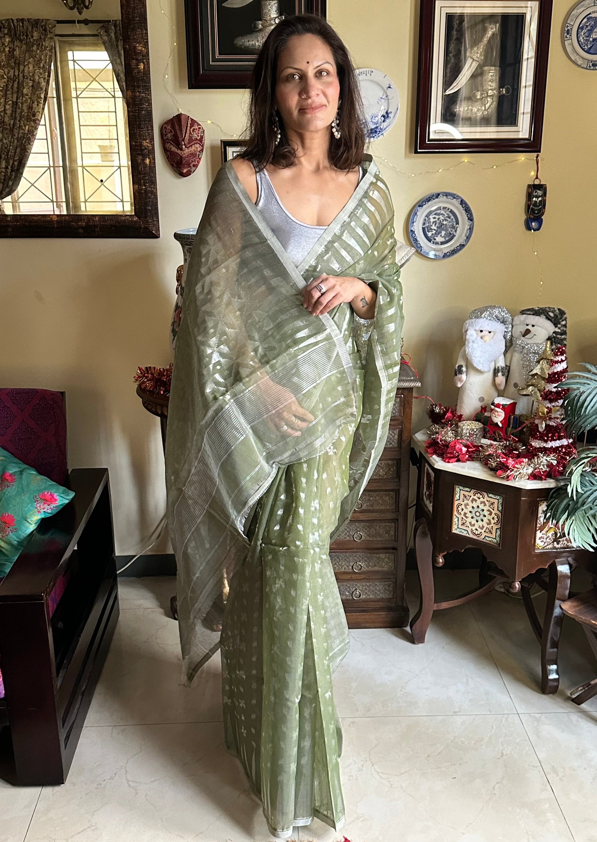 Cotton Silk Jamdani - Raahini