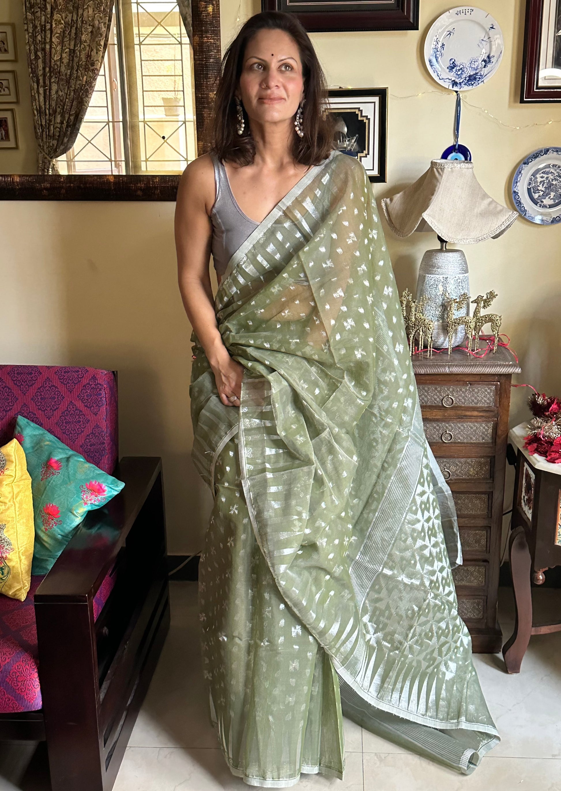 Cotton Silk Jamdani - Raahini