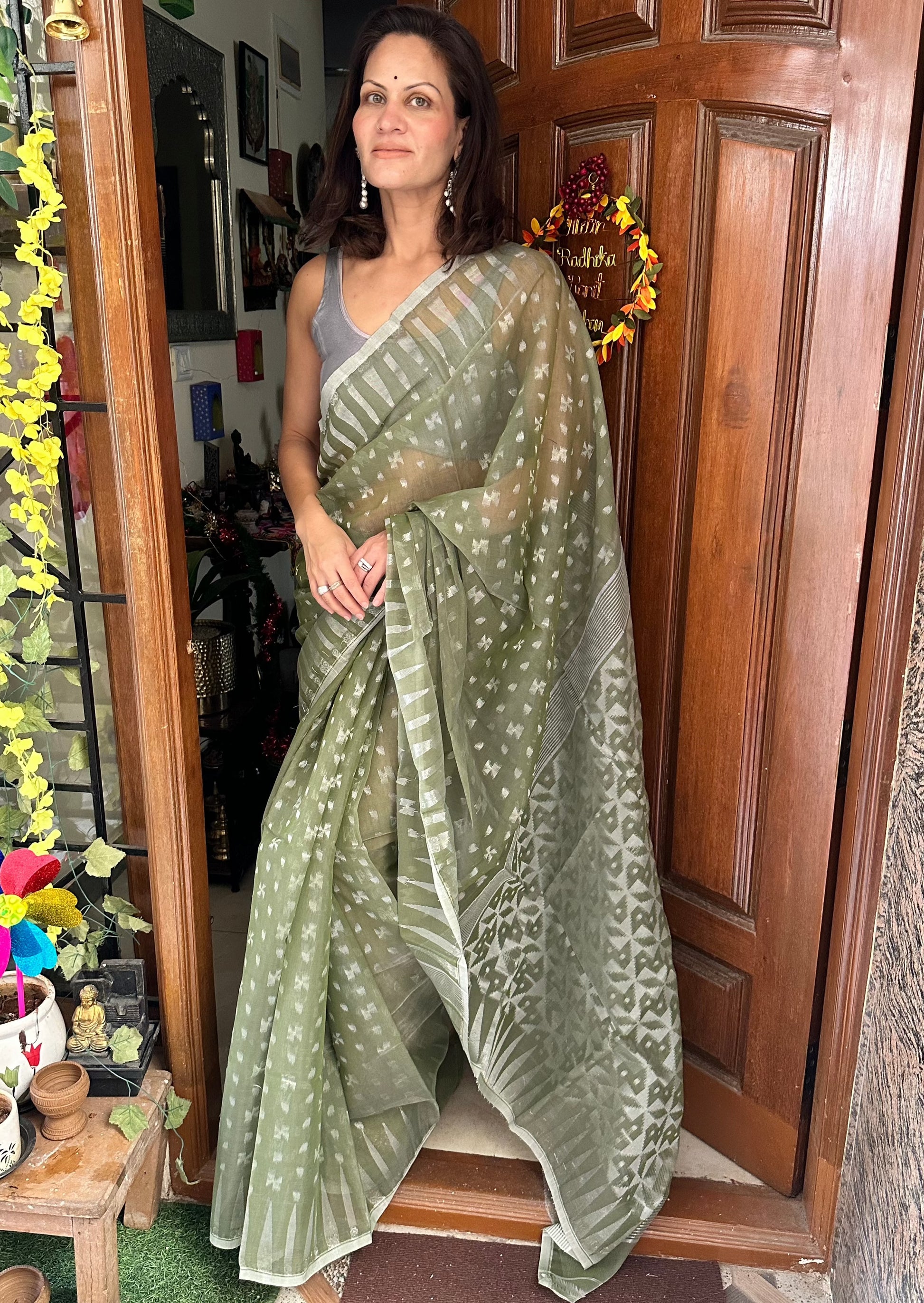 Cotton Silk Jamdani - Raahini