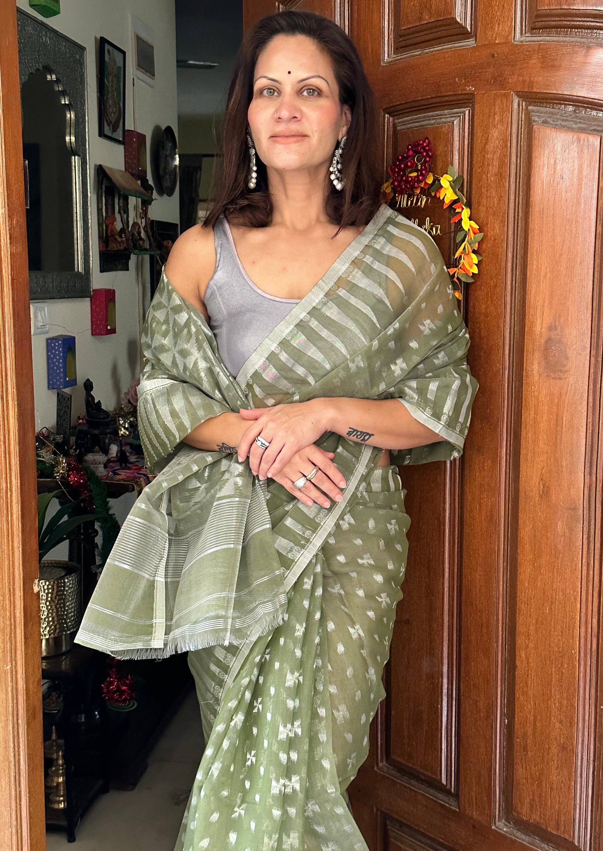 Cotton Silk Jamdani - Raahini