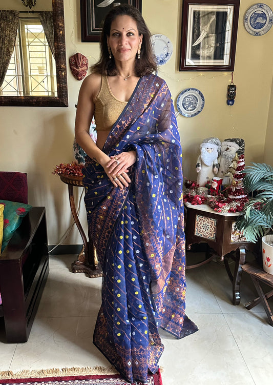 Cotton Silk Jamdani - Raahini