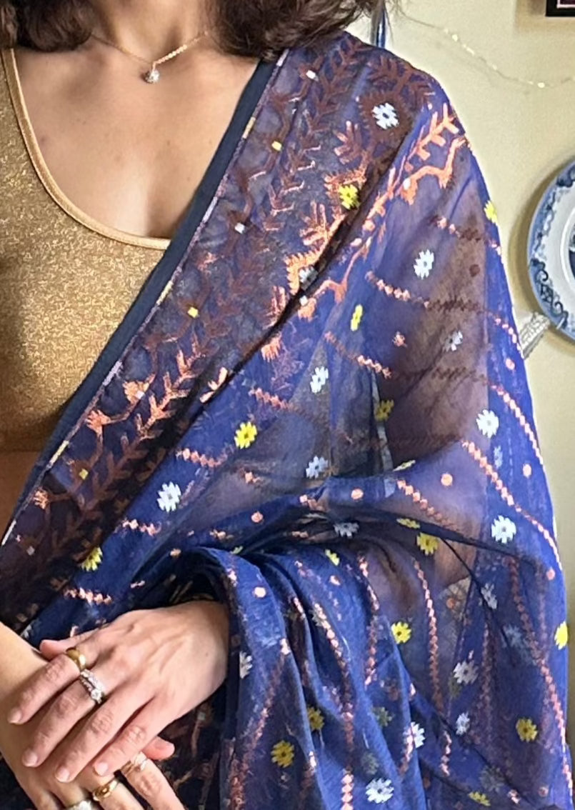 Cotton Silk Jamdani - Raahini