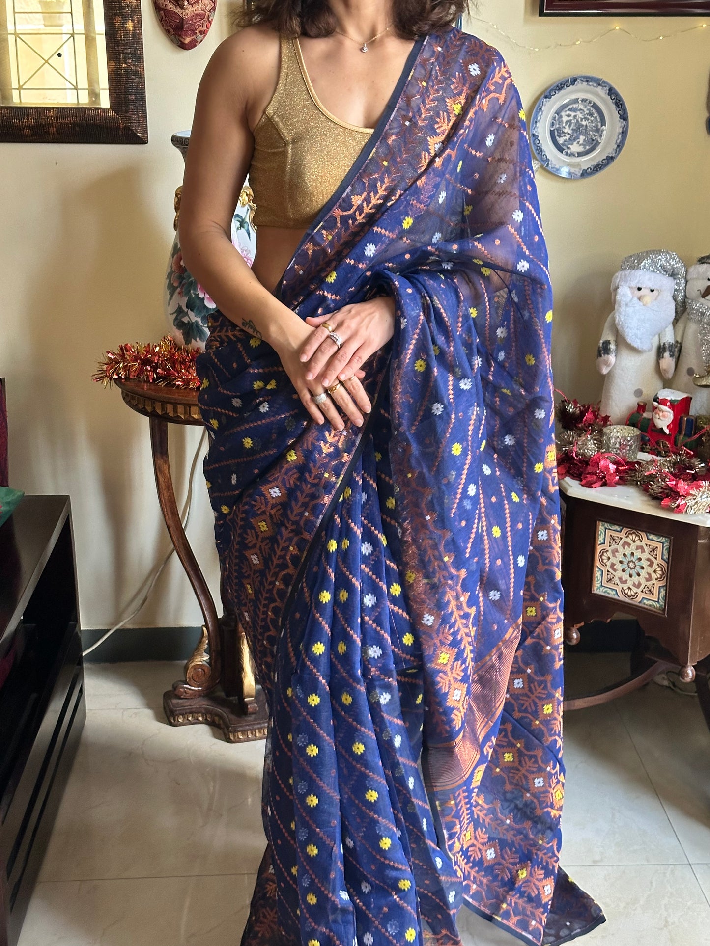 Cotton Silk Jamdani - Raahini