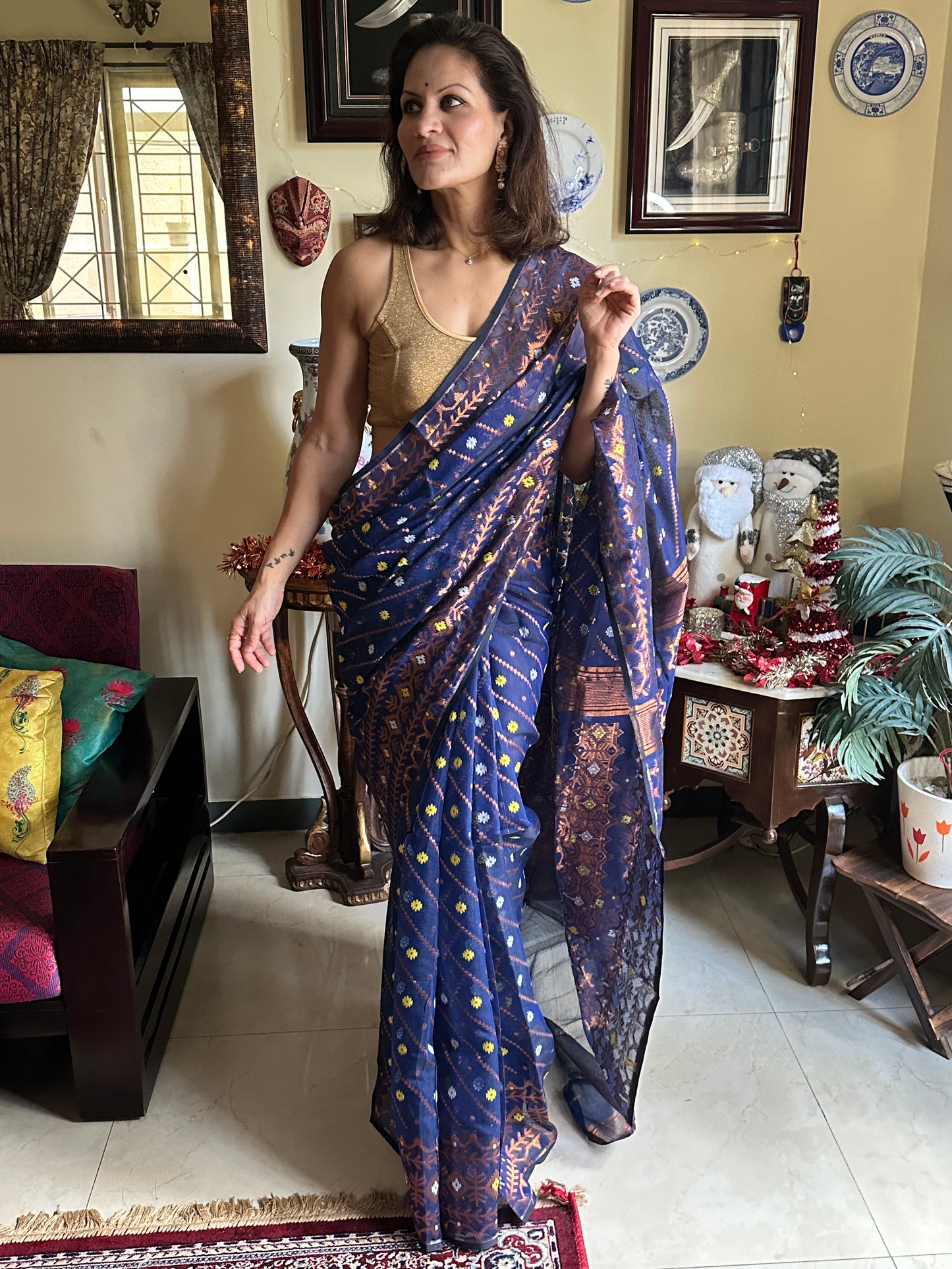 Cotton Silk Jamdani - Raahini