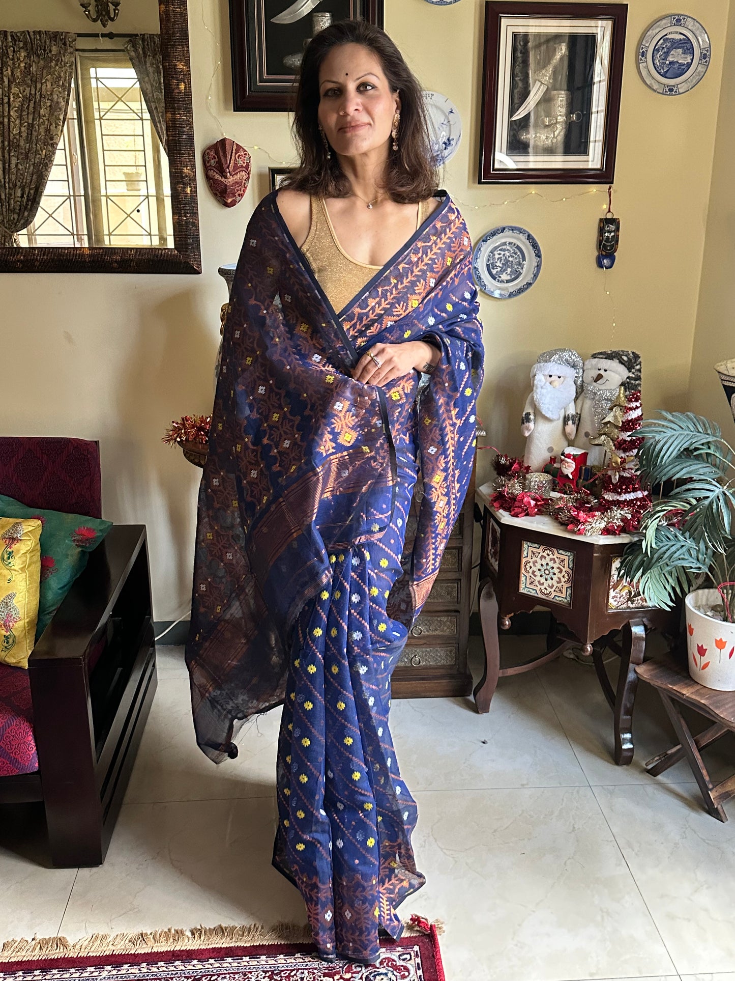 Cotton Silk Jamdani - Raahini