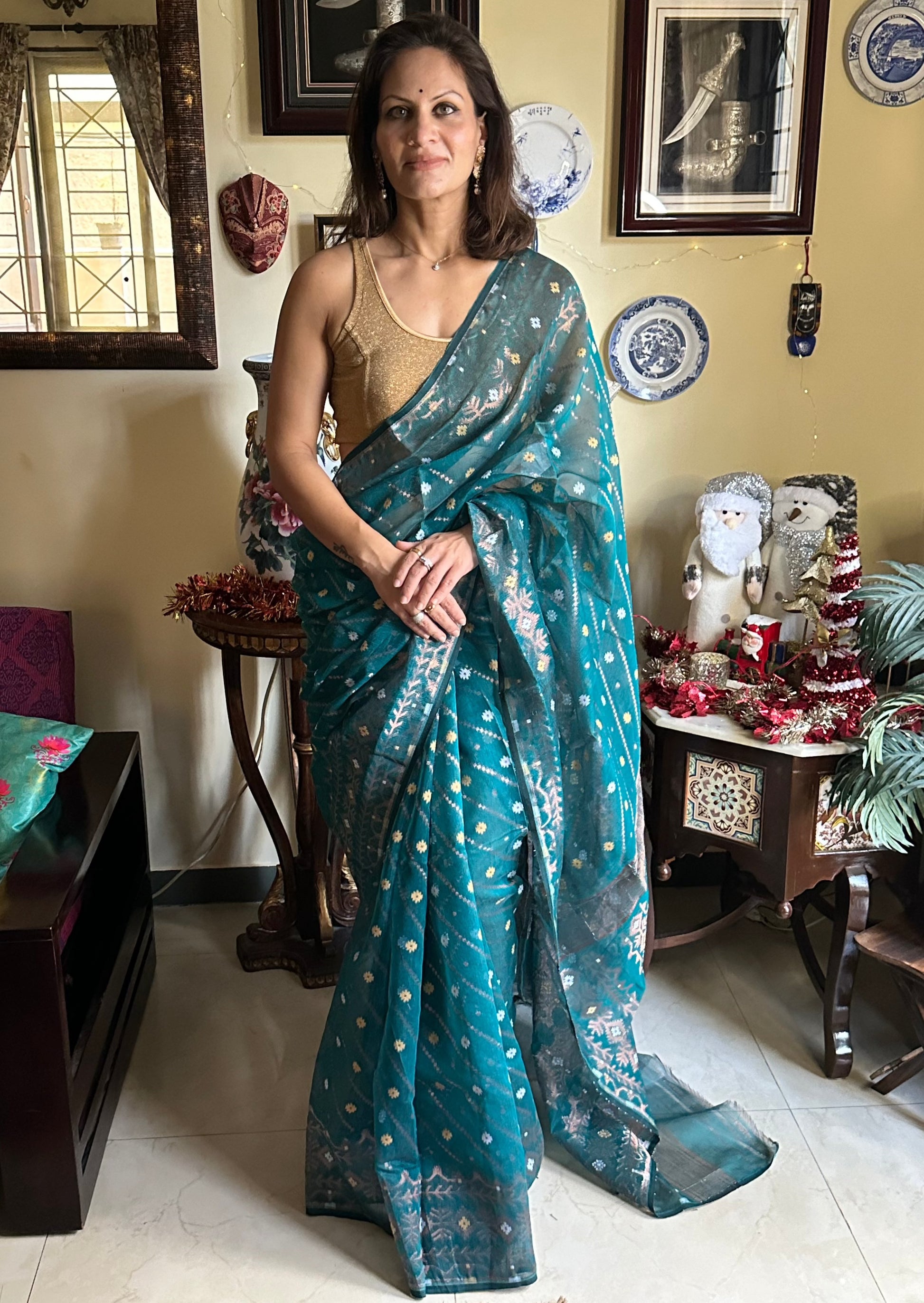 Cotton Silk Jamdani - Raahini