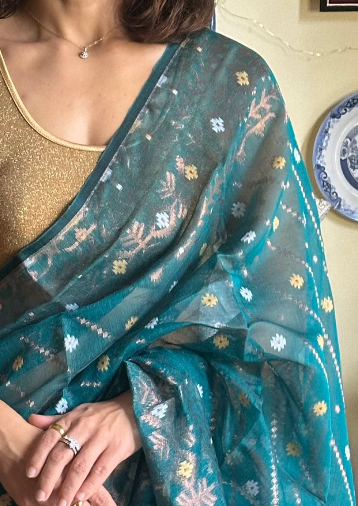 Cotton Silk Jamdani - Raahini