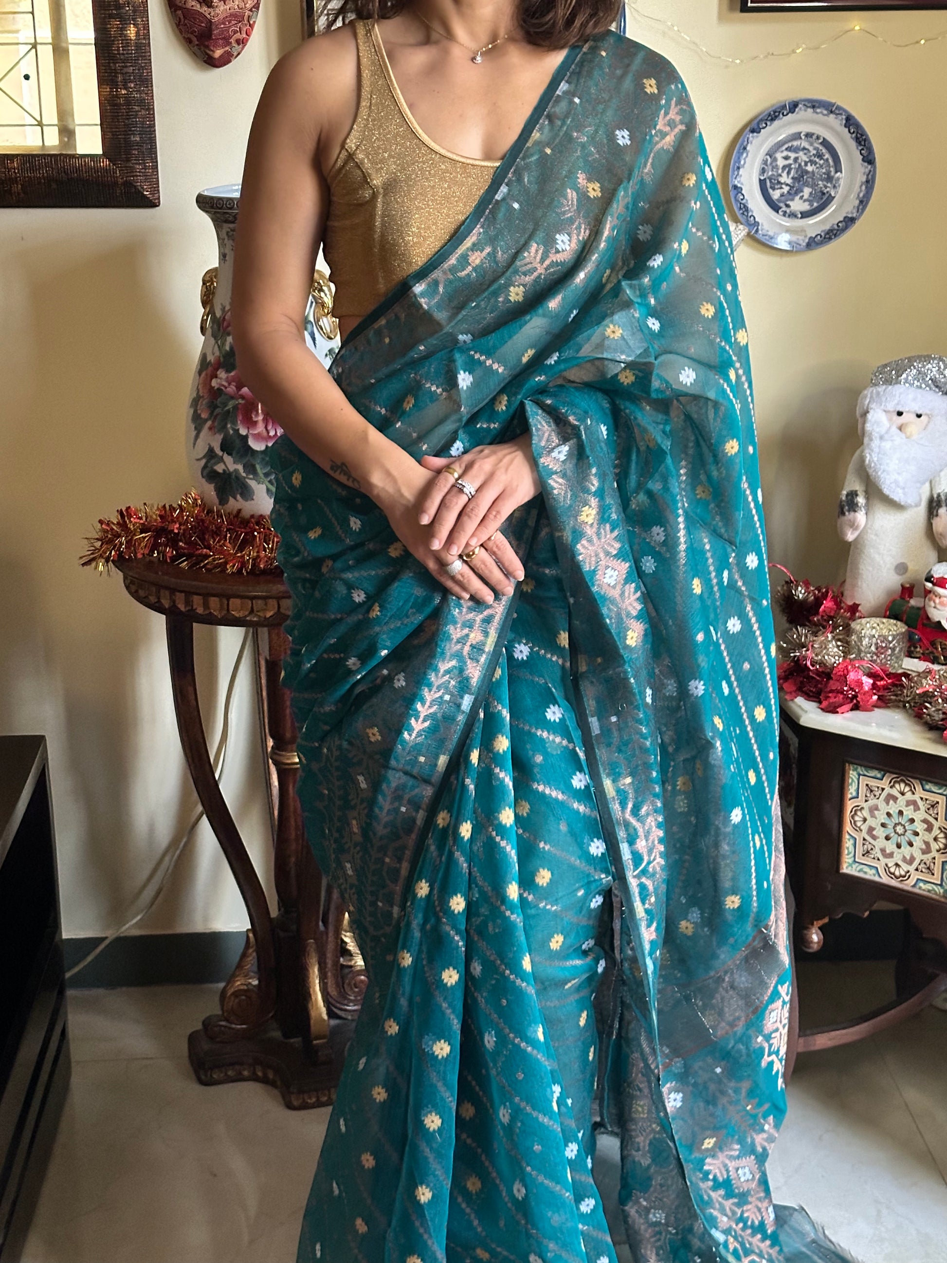 Cotton Silk Jamdani - Raahini