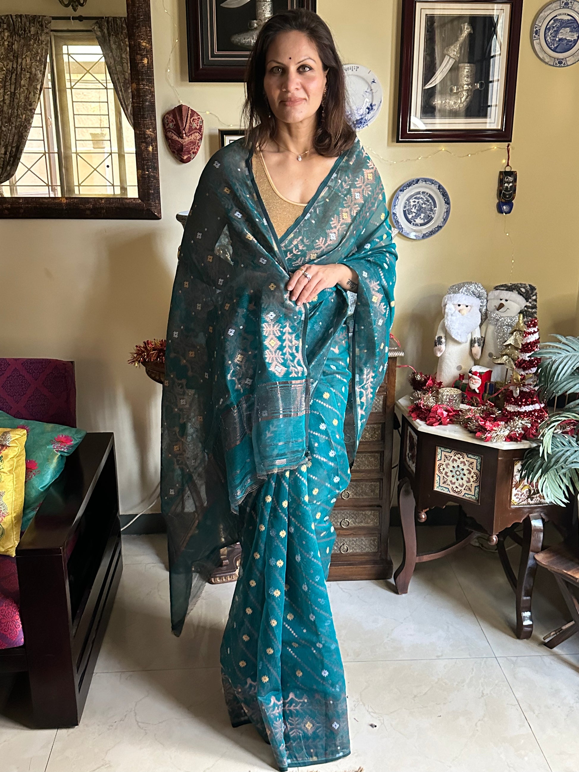 Cotton Silk Jamdani - Raahini