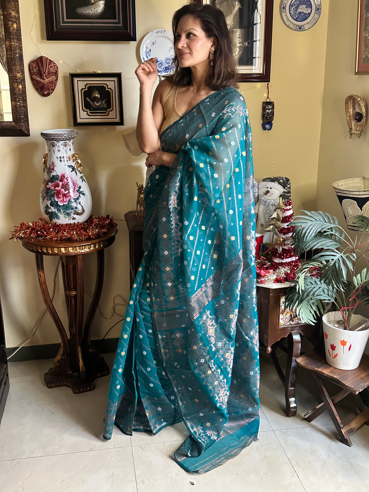 Cotton Silk Jamdani - Raahini