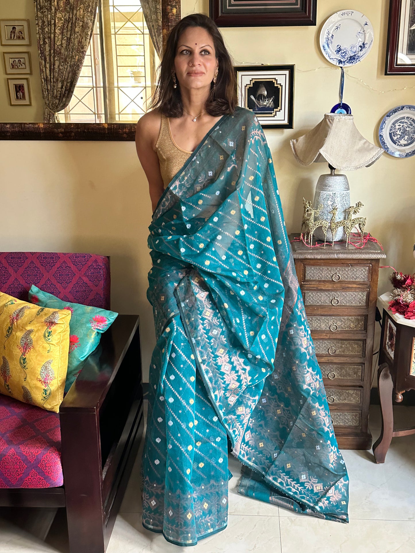 Cotton Silk Jamdani - Raahini