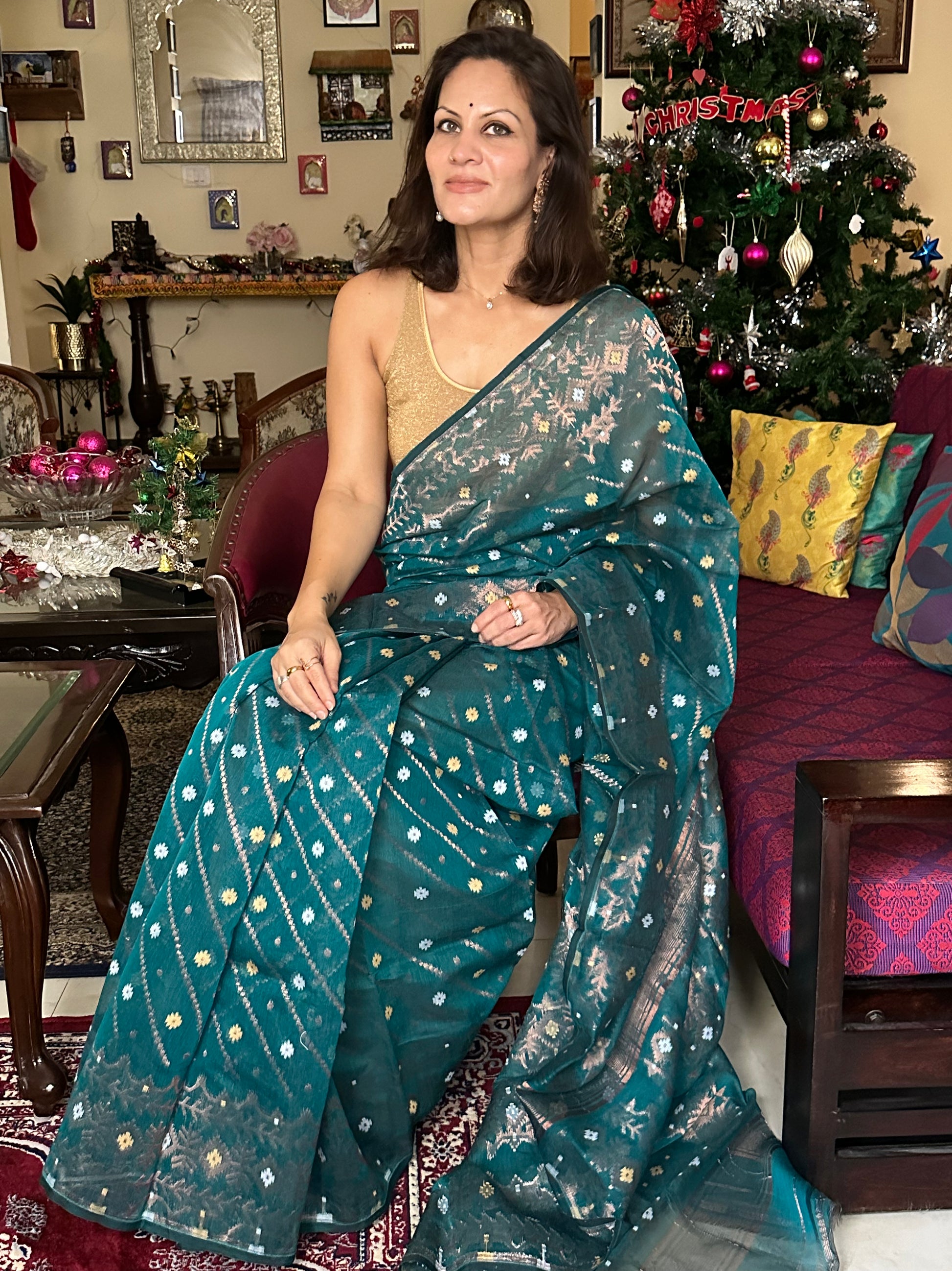 Cotton Silk Jamdani - Raahini