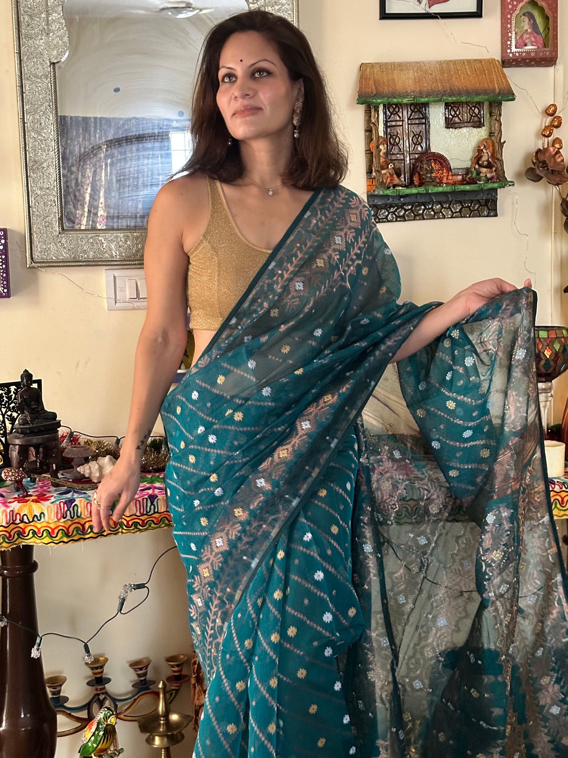 Cotton Silk Jamdani - Raahini