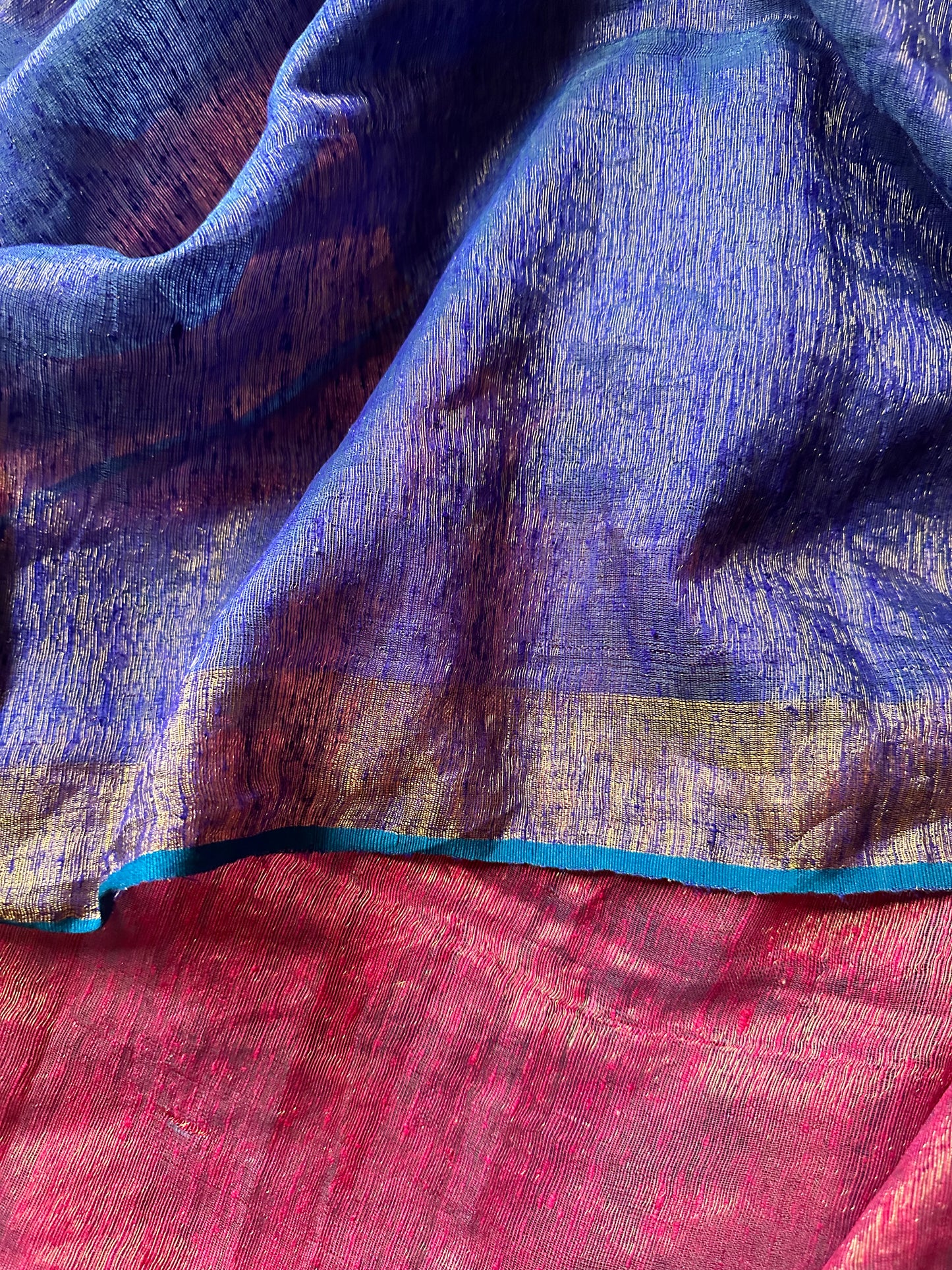 Matka Silk Tissue with Intricate Jamdani Work Over Pallu - Raahini