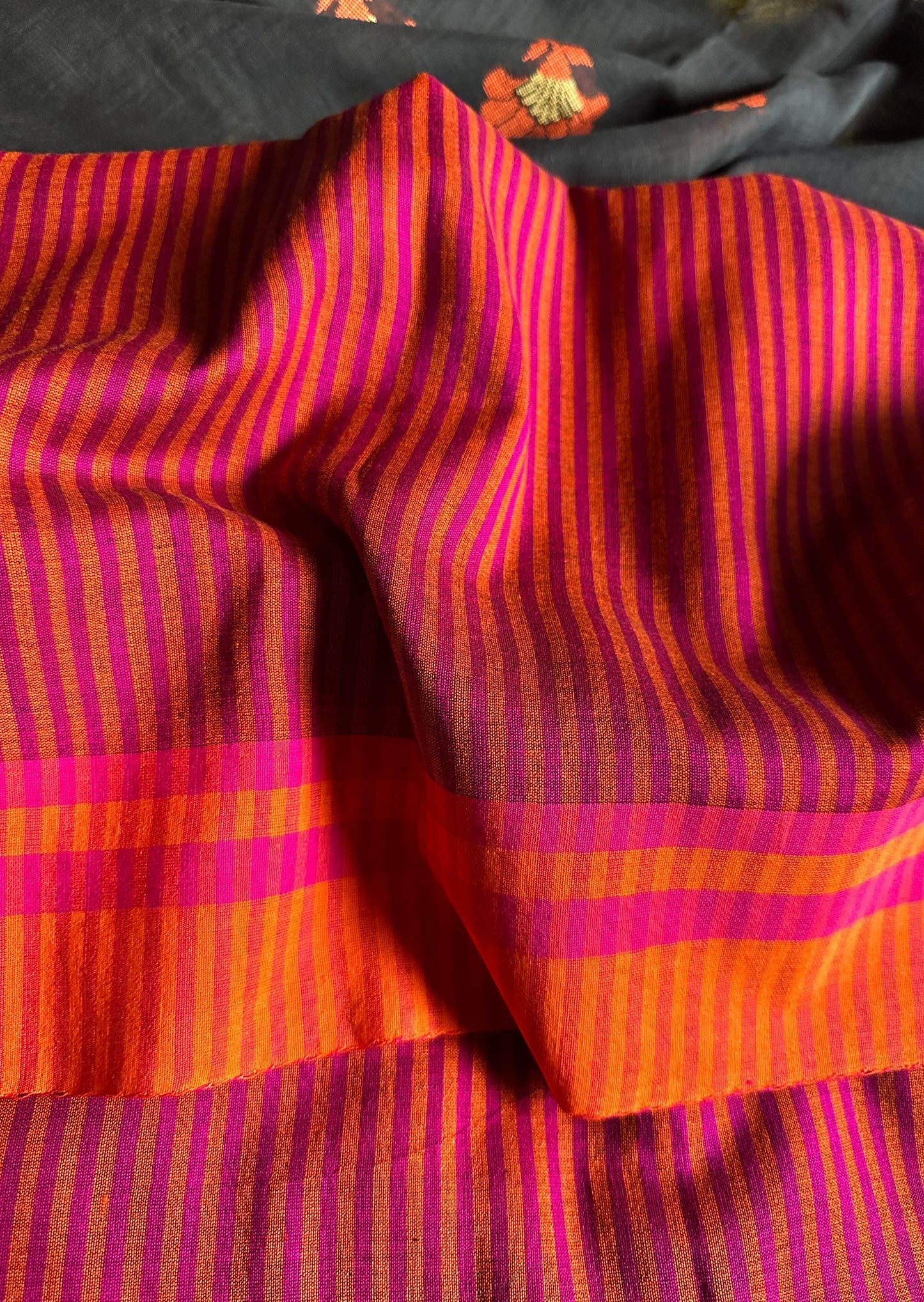 Pure Cotton Handloom Super Soft Jamdani with Woven Motifs - Raahini