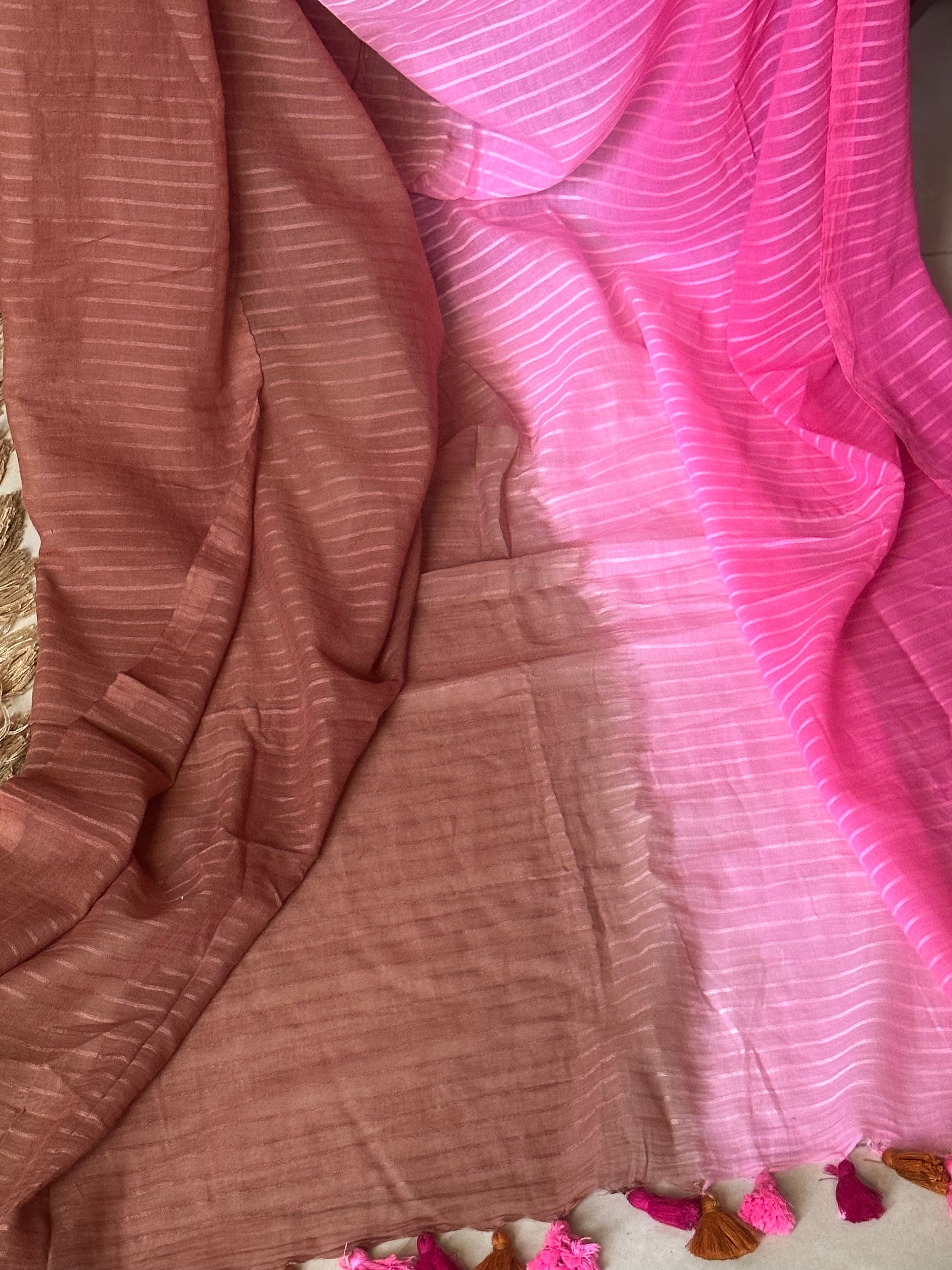 Hand Dyed Pure Mul Mul Cotton - Raahini