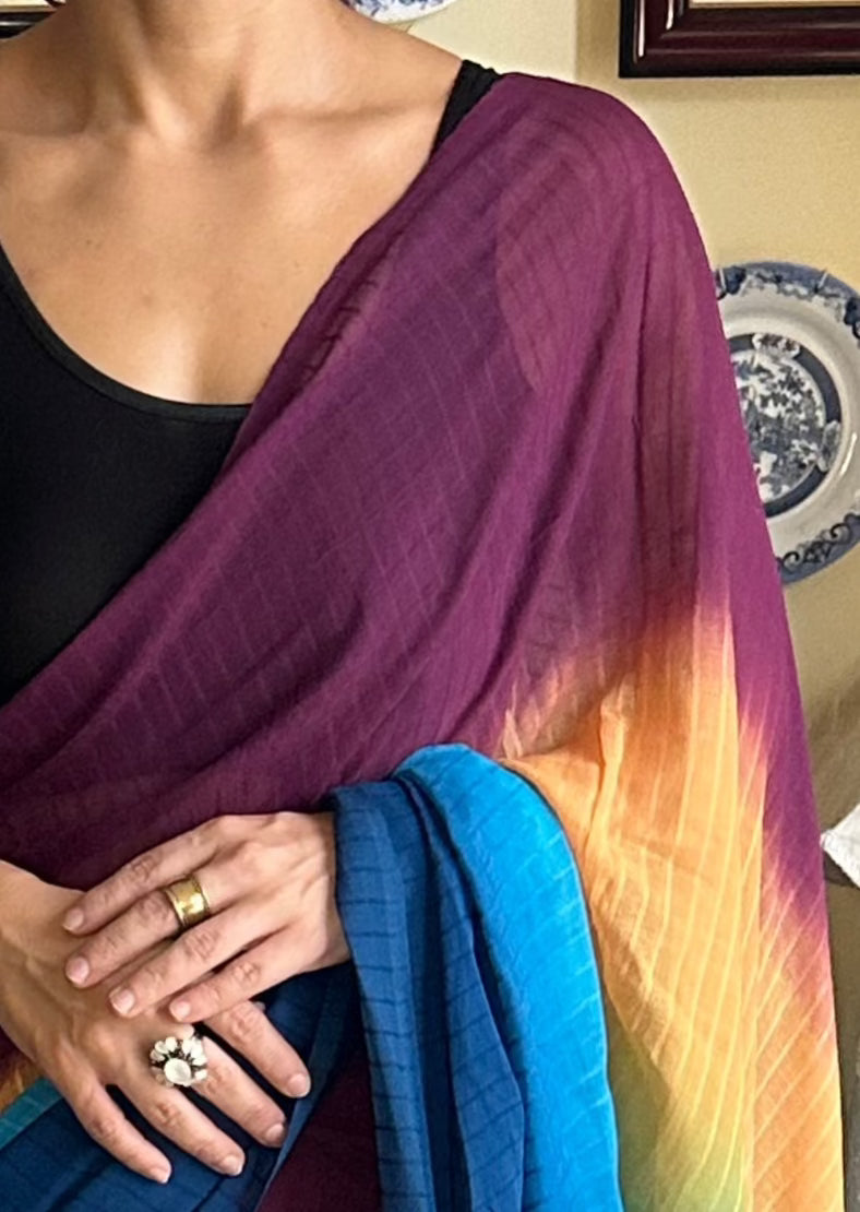 Hand Dyed Pure Mul Mul Cotton - Raahini