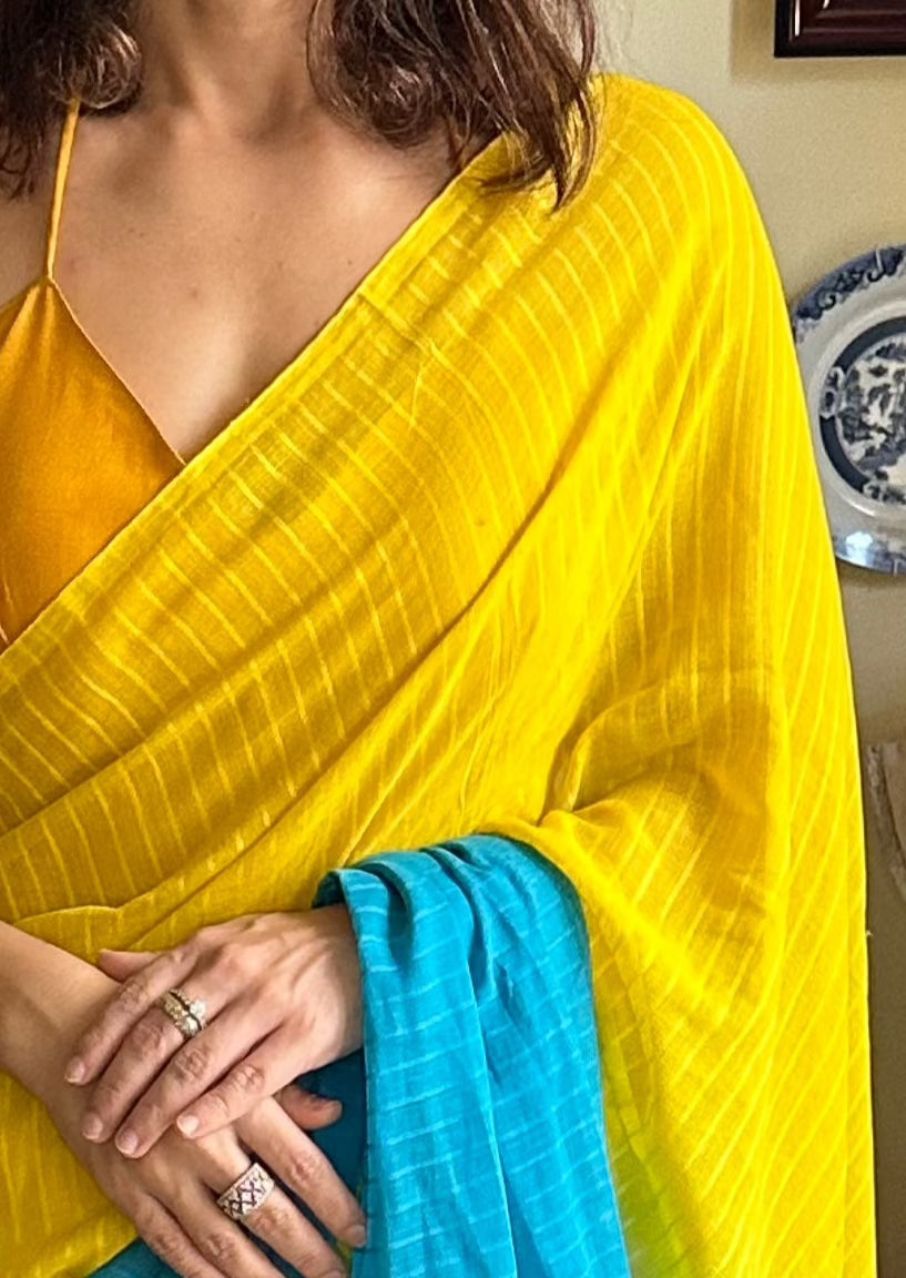 Hand Dyed Pure Mul Mul Cotton - Raahini