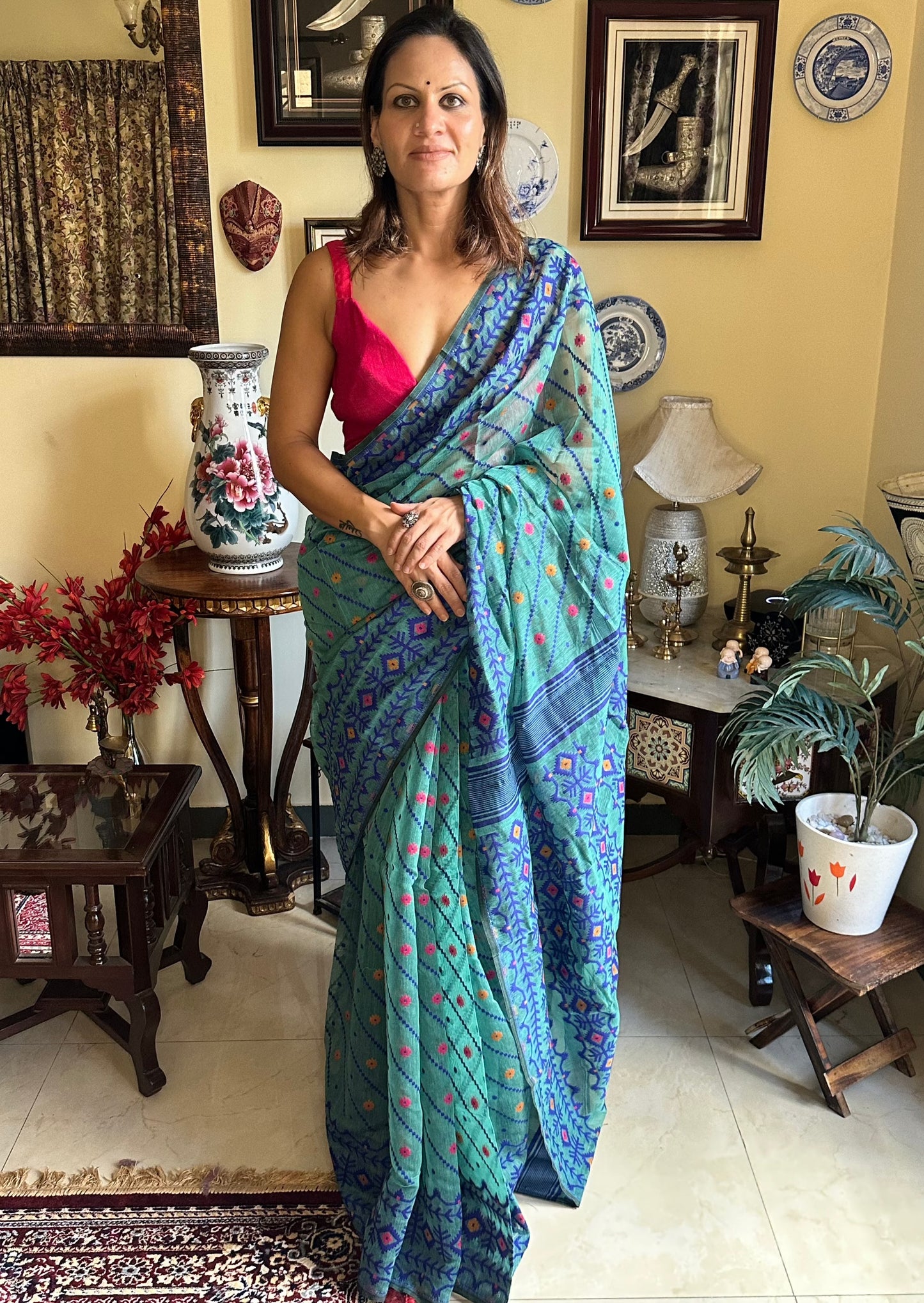 Cotton Silk Jamdani - Raahini