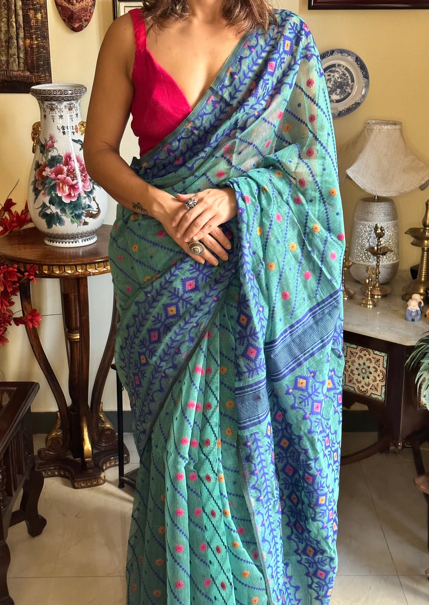 Cotton Silk Jamdani - Raahini