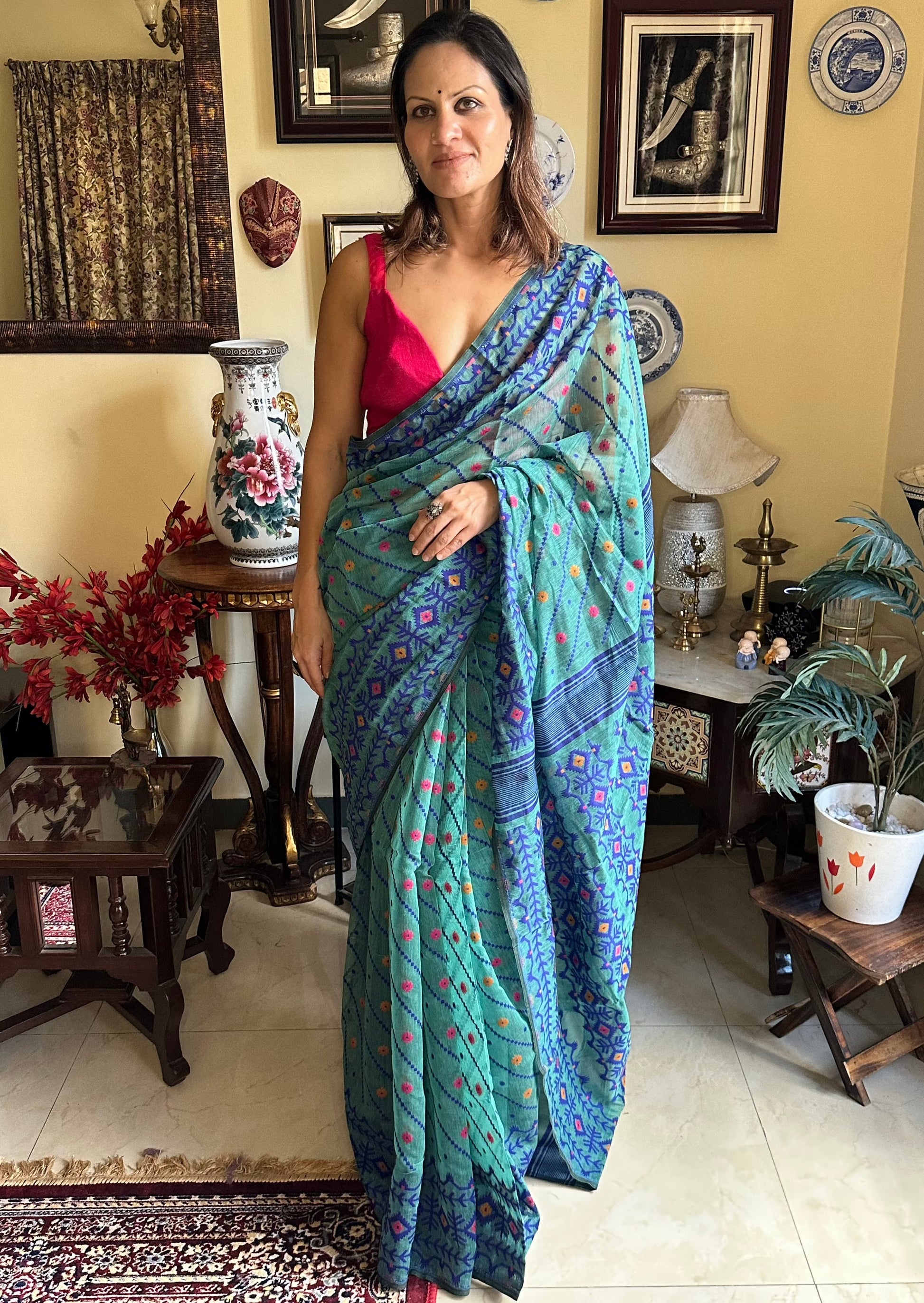 Cotton Silk Jamdani - Raahini