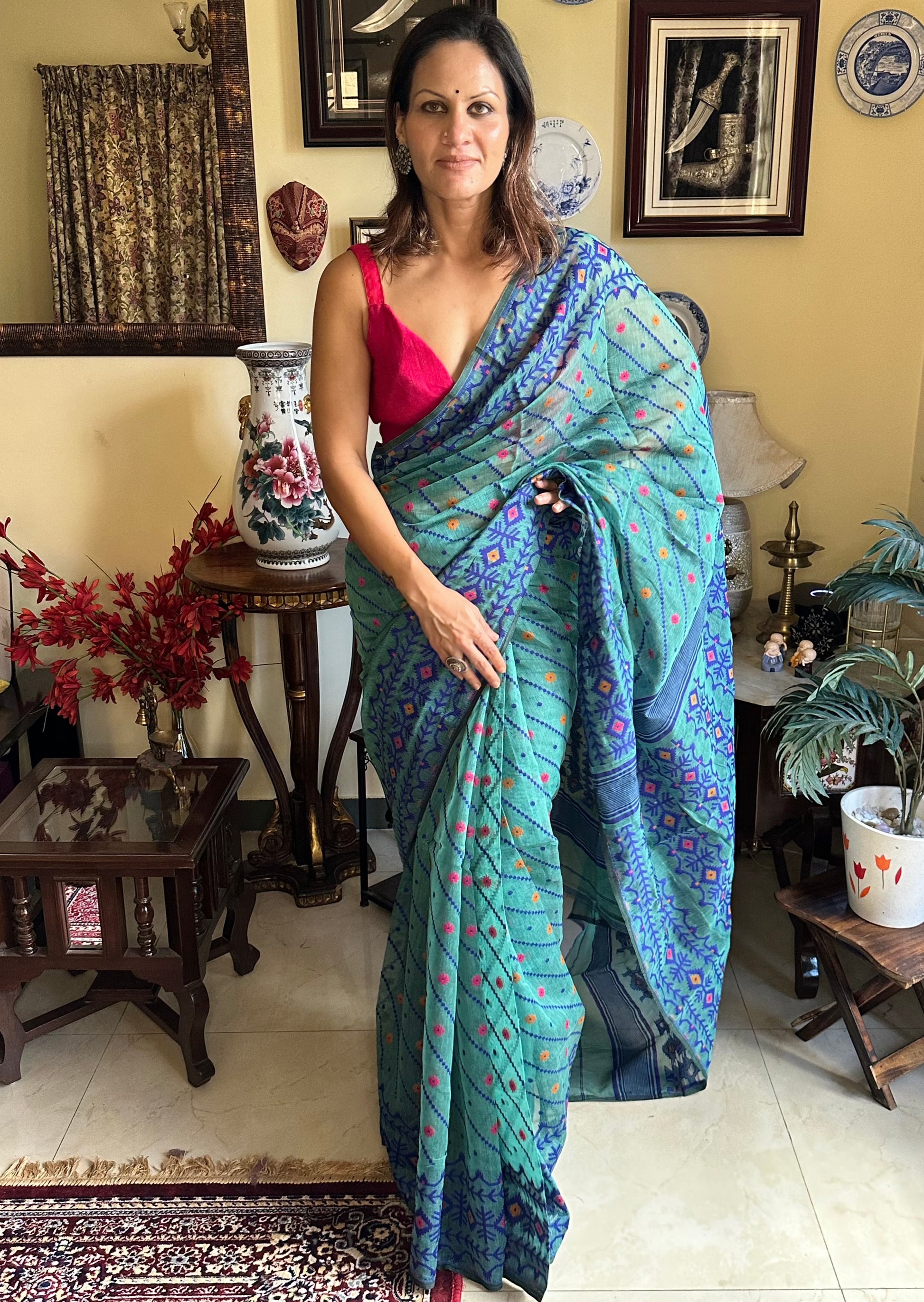 Cotton Silk Jamdani - Raahini