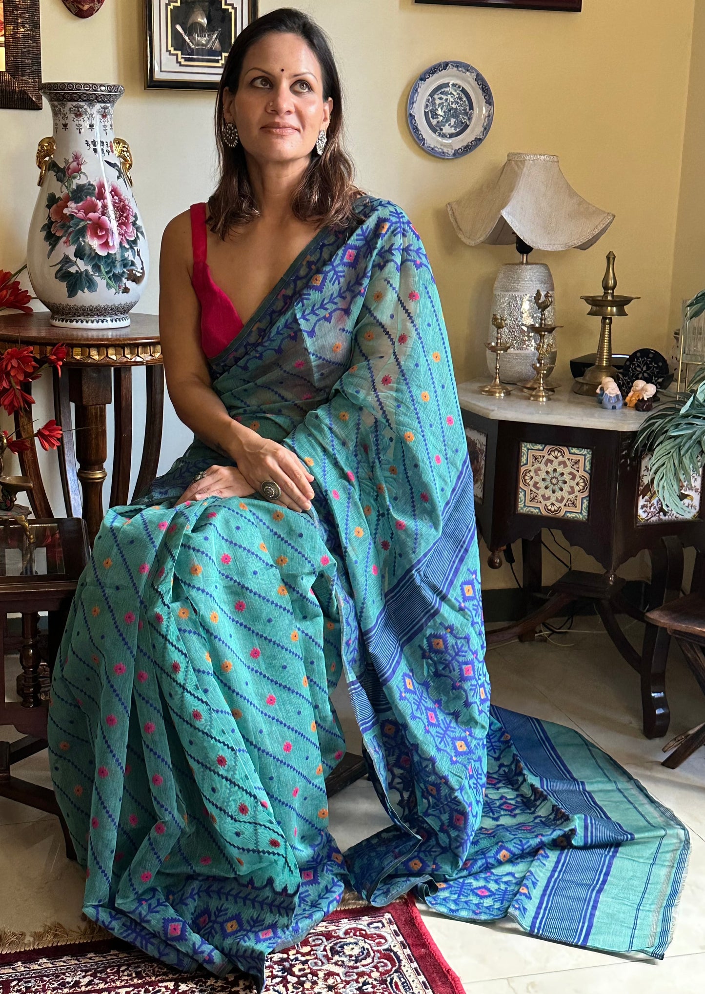 Cotton Silk Jamdani - Raahini