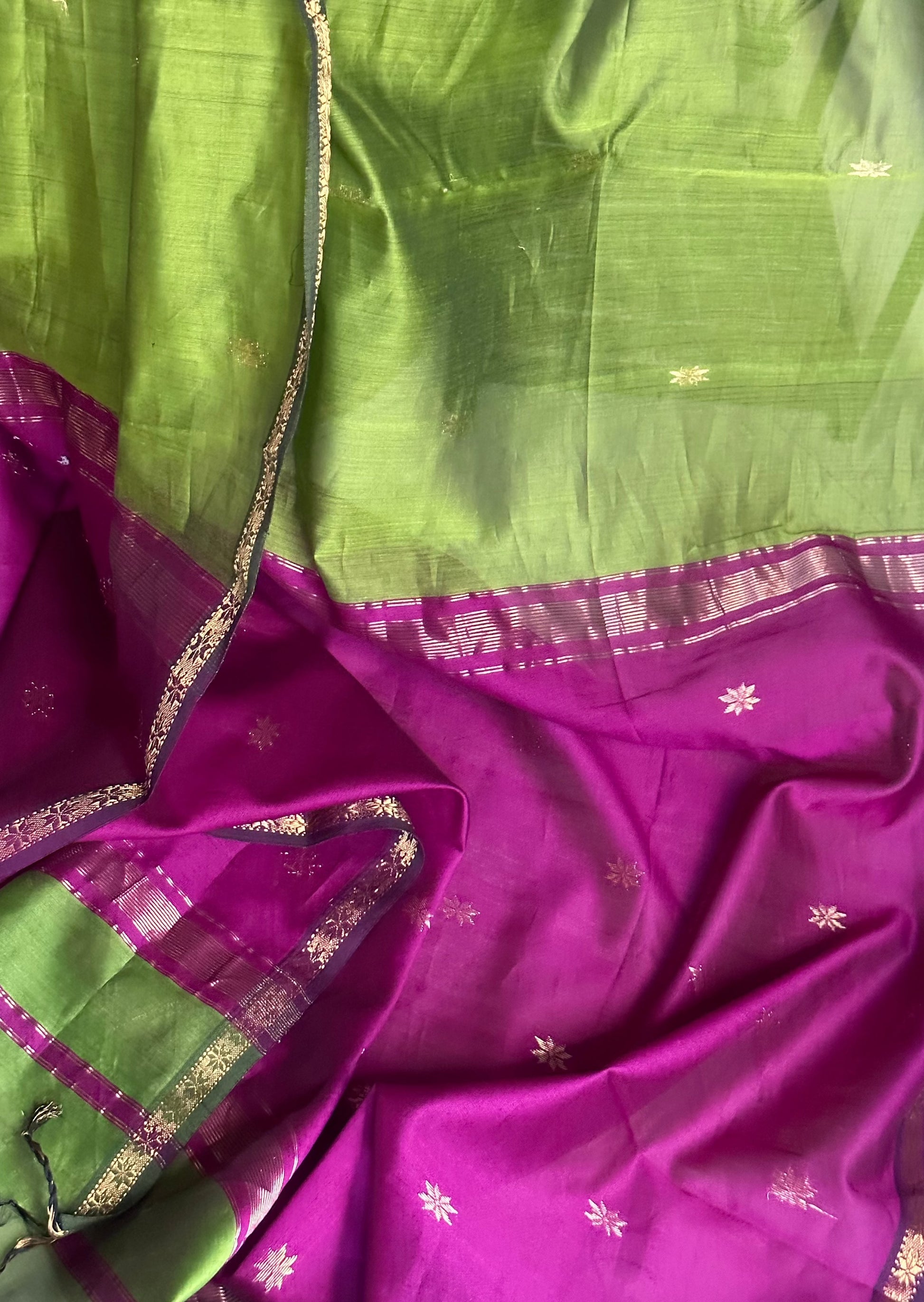 Handloom Pure Maheshwari Sari - Raahini