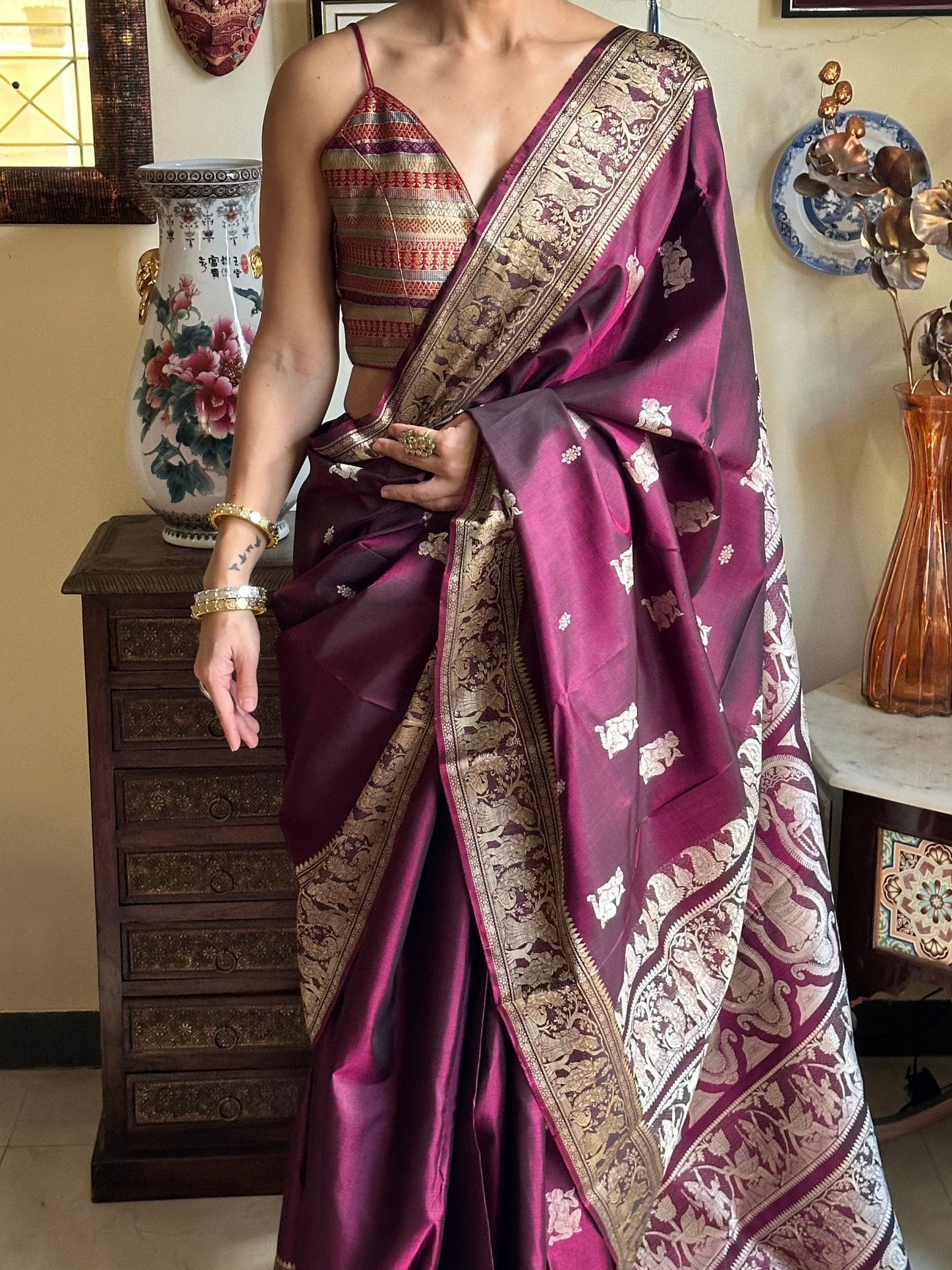 Pure Silk Baluchari - Raahini