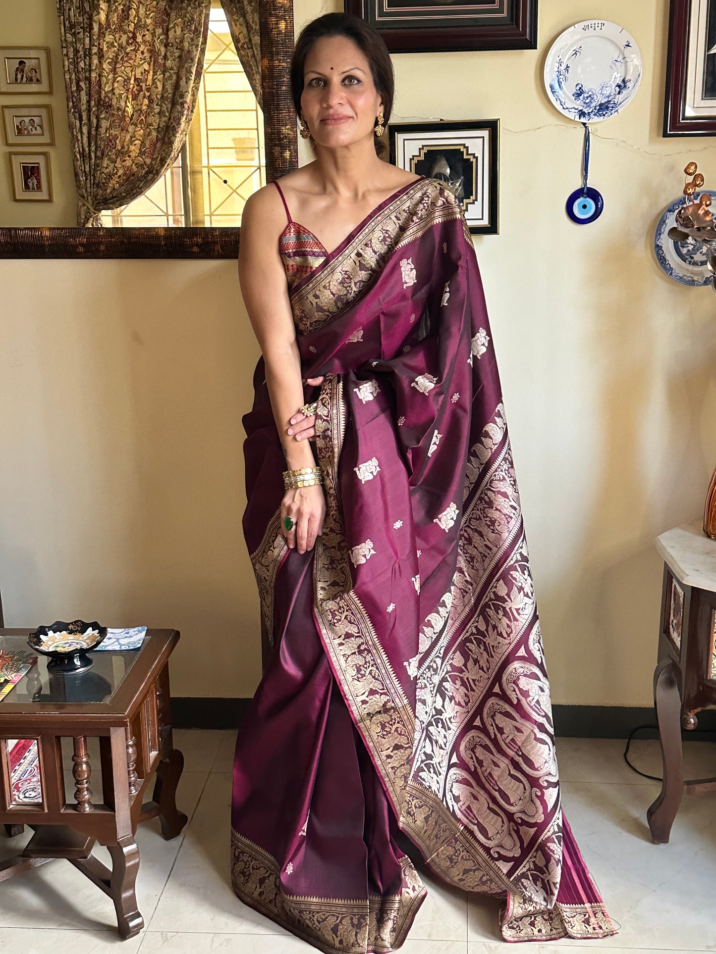 Pure Silk Baluchari - Raahini