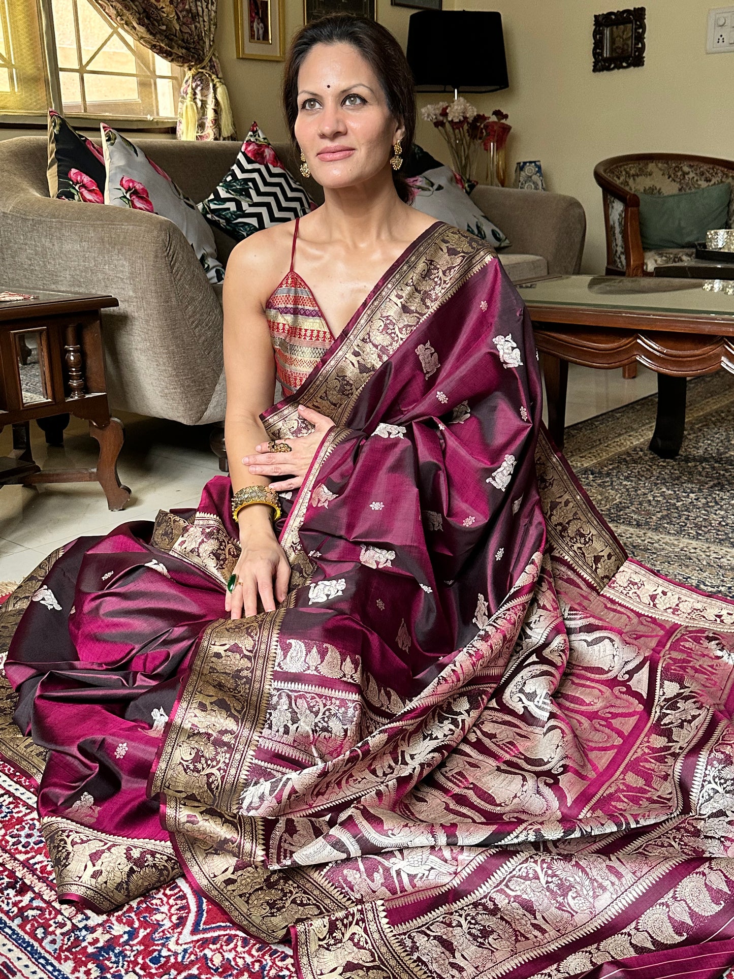 Pure Silk Baluchari - Raahini