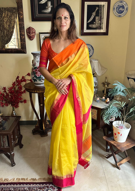 Handloom Pure Maheshwari - Raahini