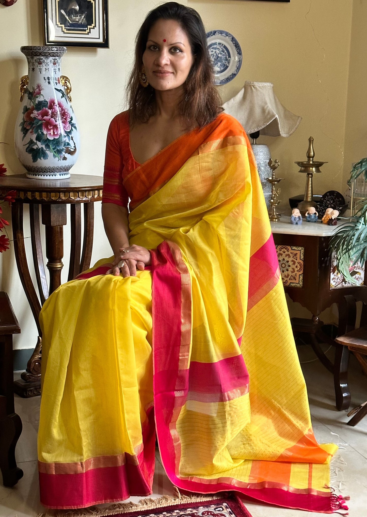 Handloom Pure Maheshwari - Raahini