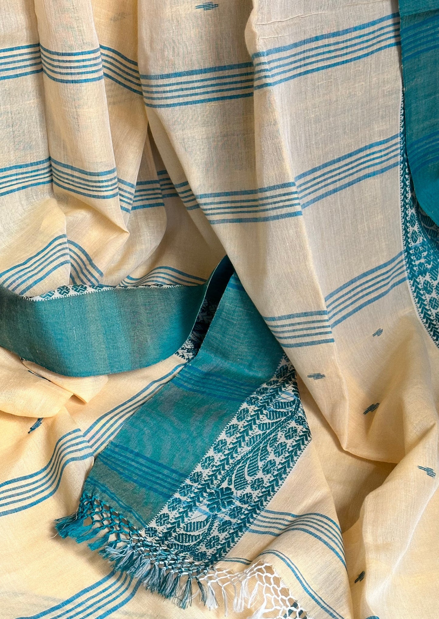 Handloom Soft Cotton Jamdani - Raahini