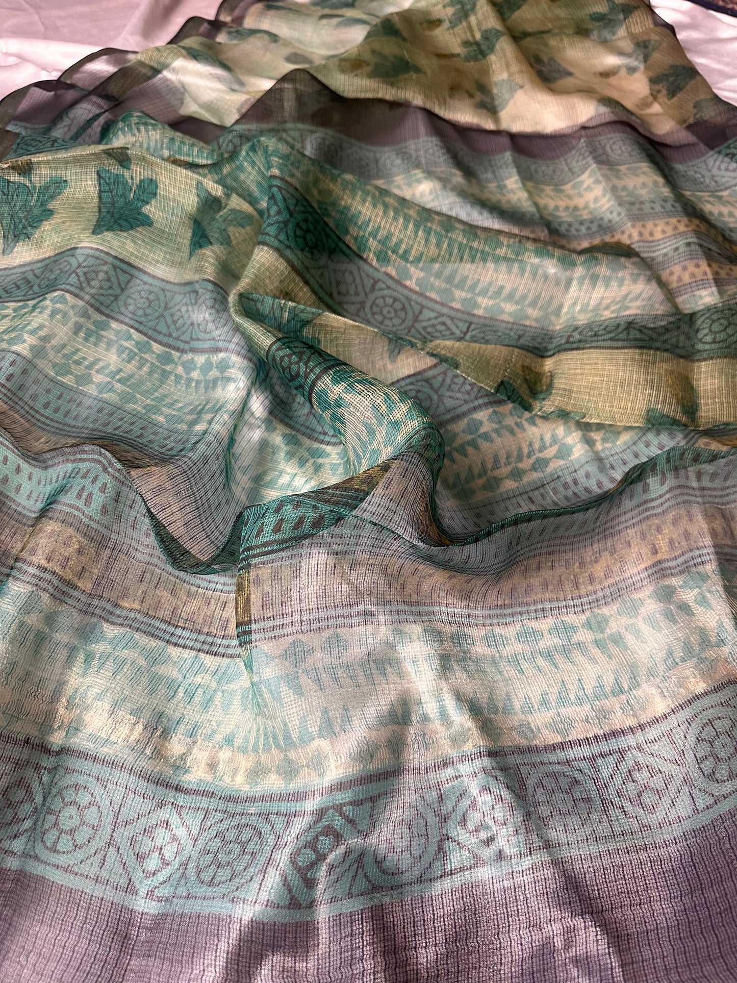 Natural Hand Dyed Kota Silk - Raahini