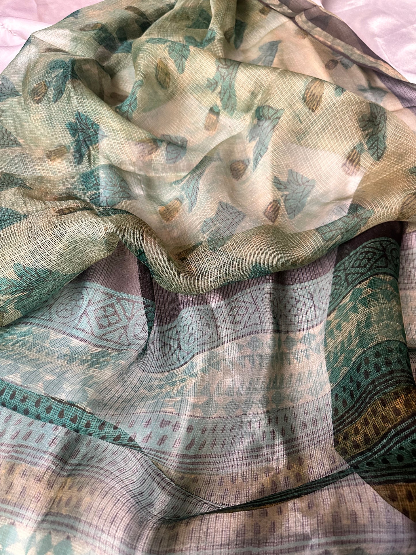 Natural Hand Dyed Kota Silk - Raahini